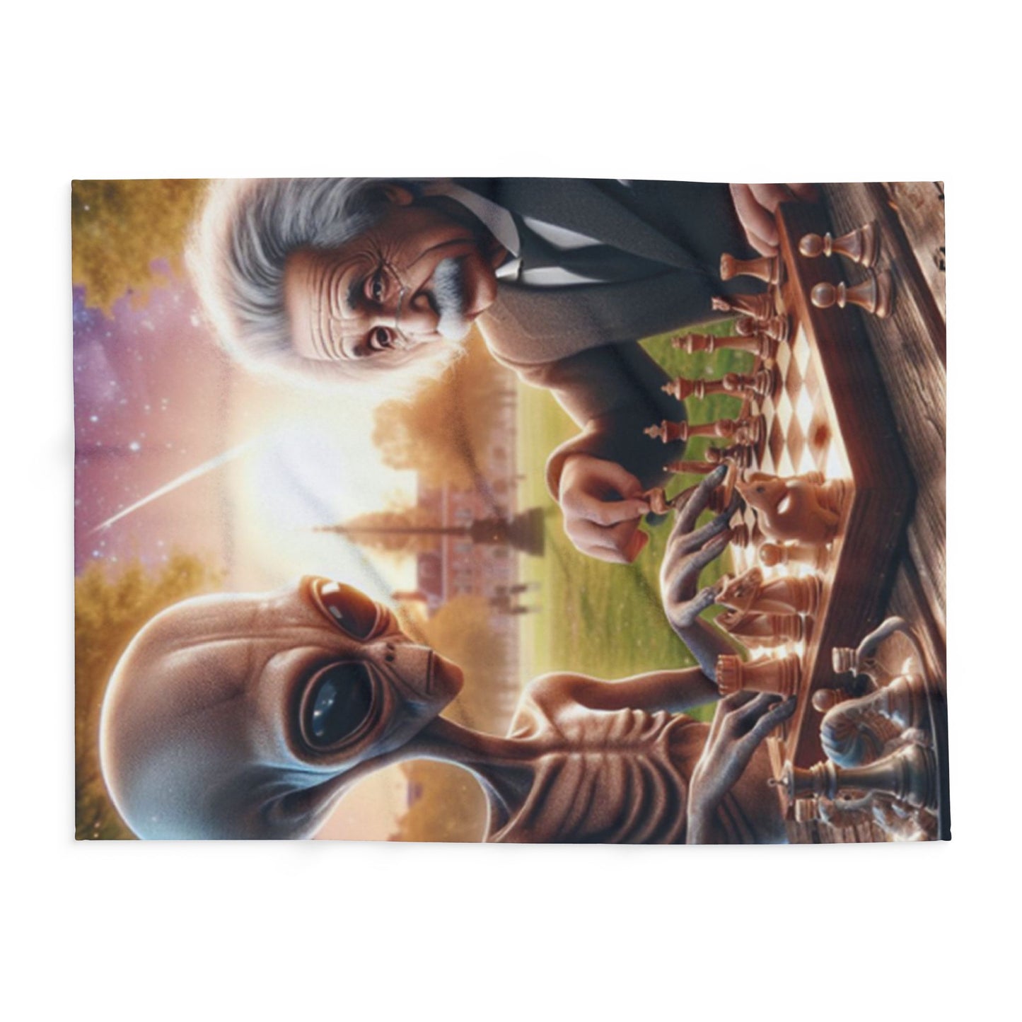 Chess Anyone? Fleece Blanket