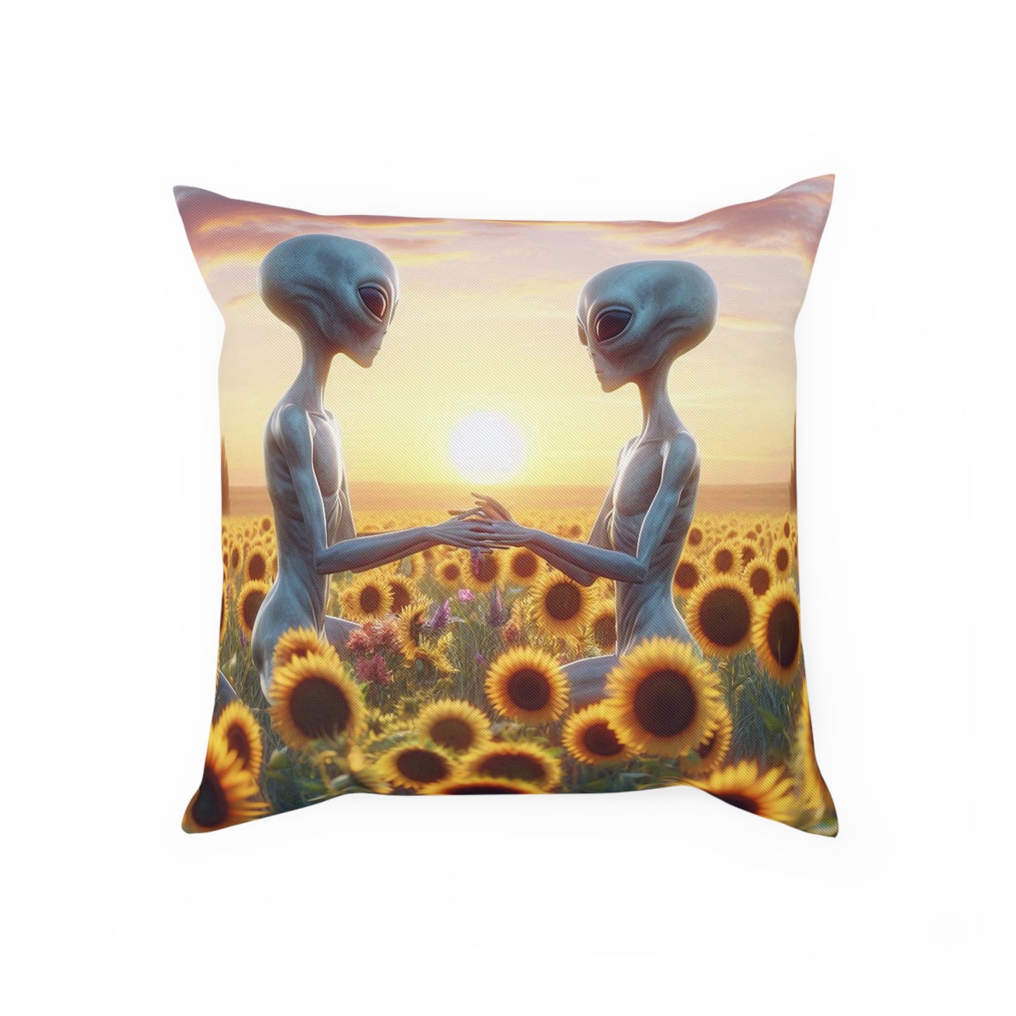Aliens in Love Pillow