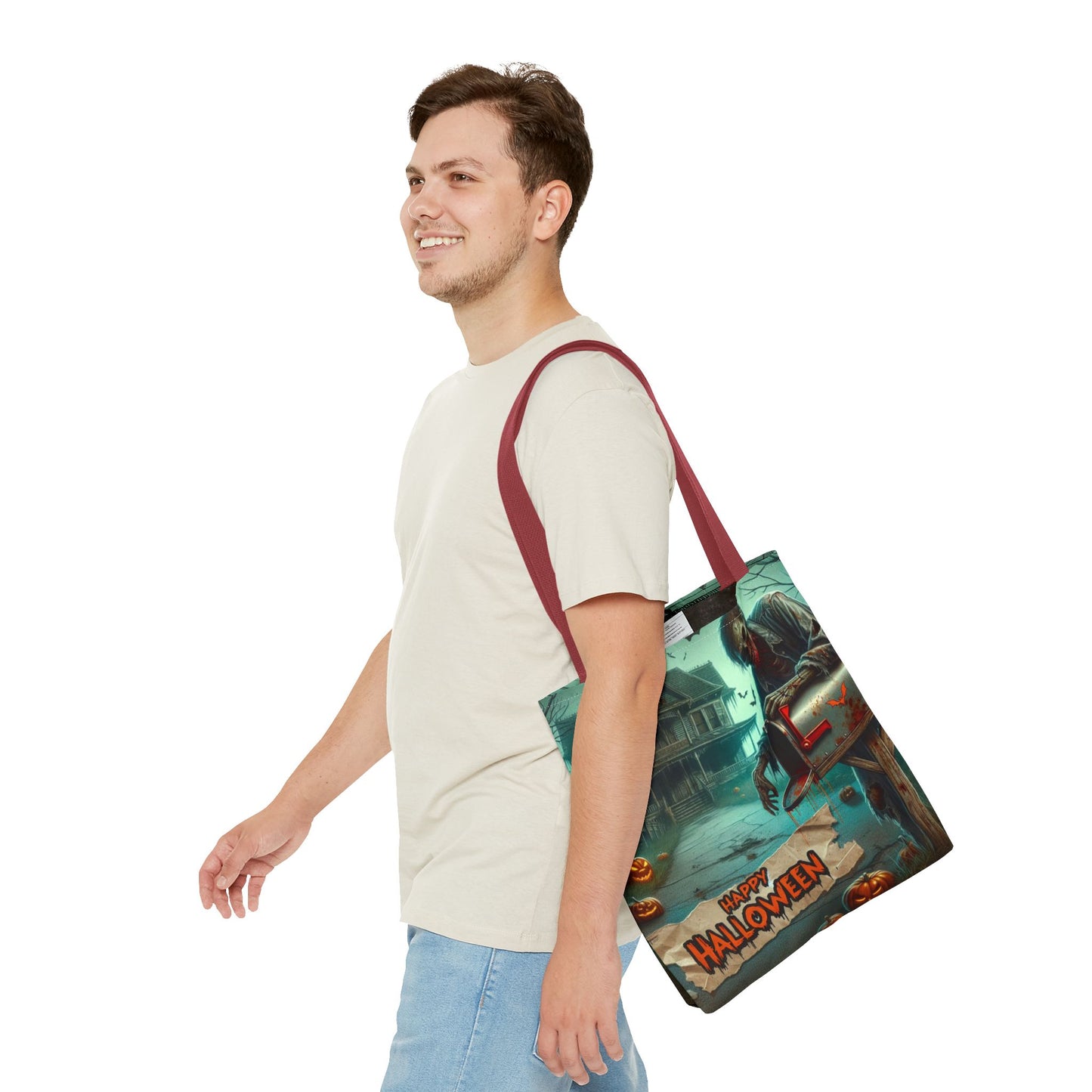 Halloween Zombie Tote Bag