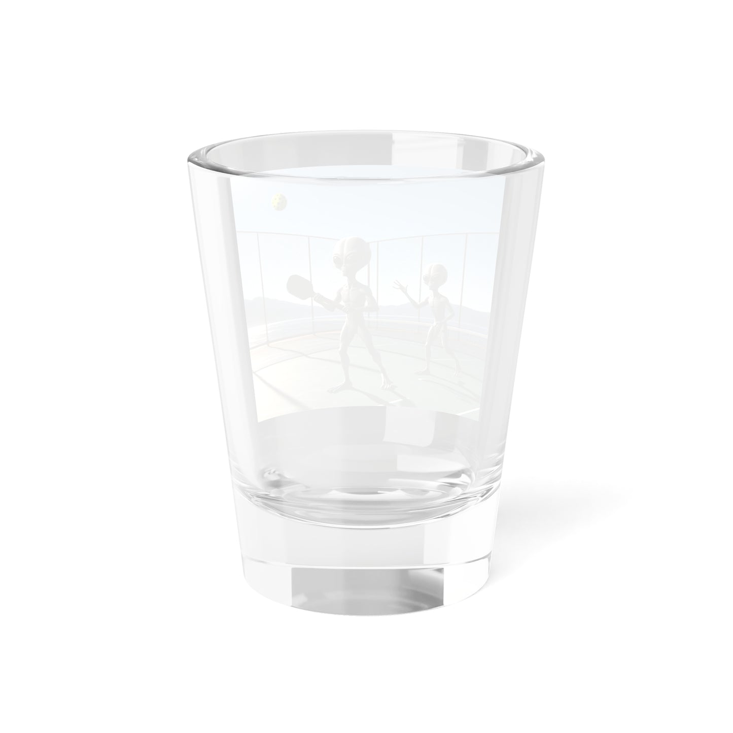 Pickleball Aliens 2 Shot Glass