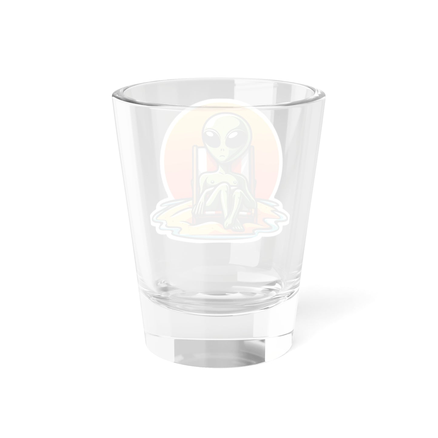 Lovely, Lonely Alien Shot Glass