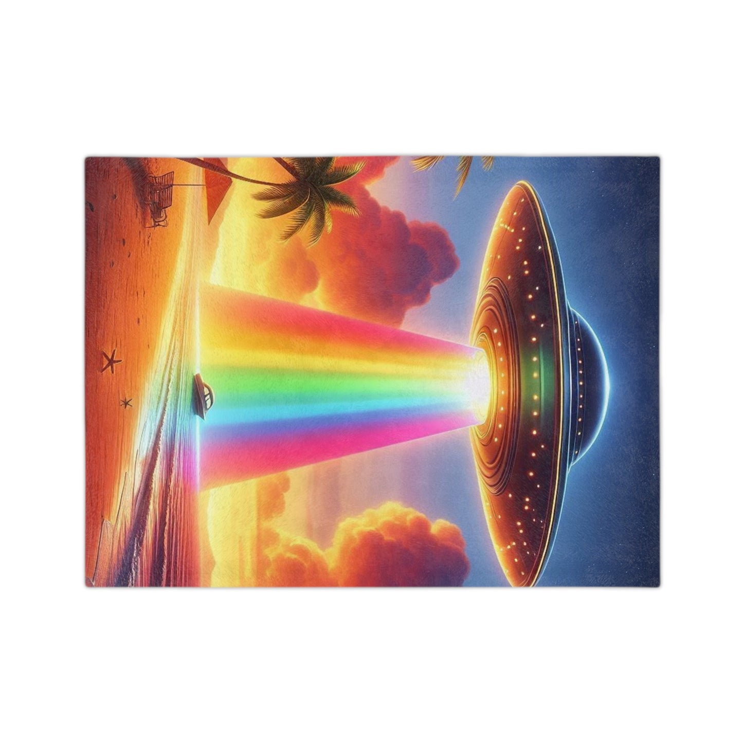 Aliens in Paradise Microfiber Blanket