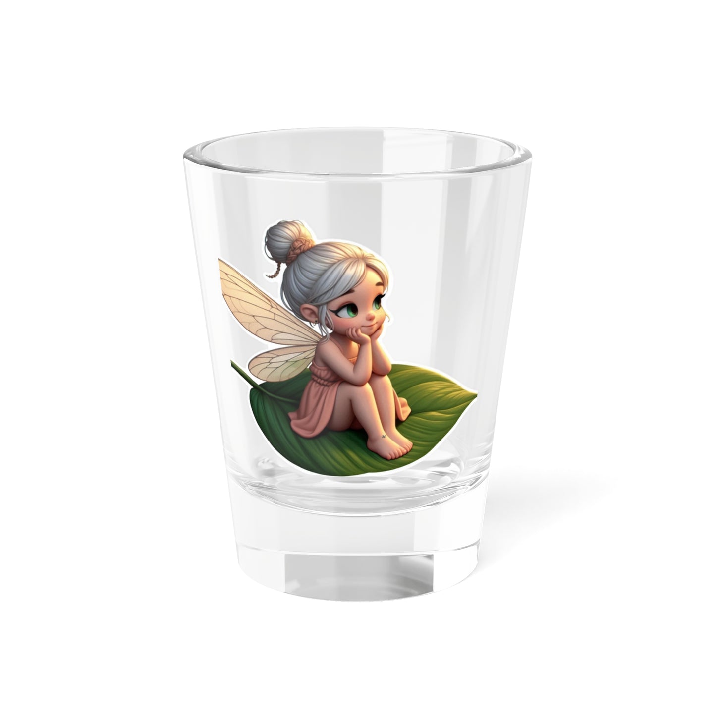 Peaches The Fairy Shot Glass