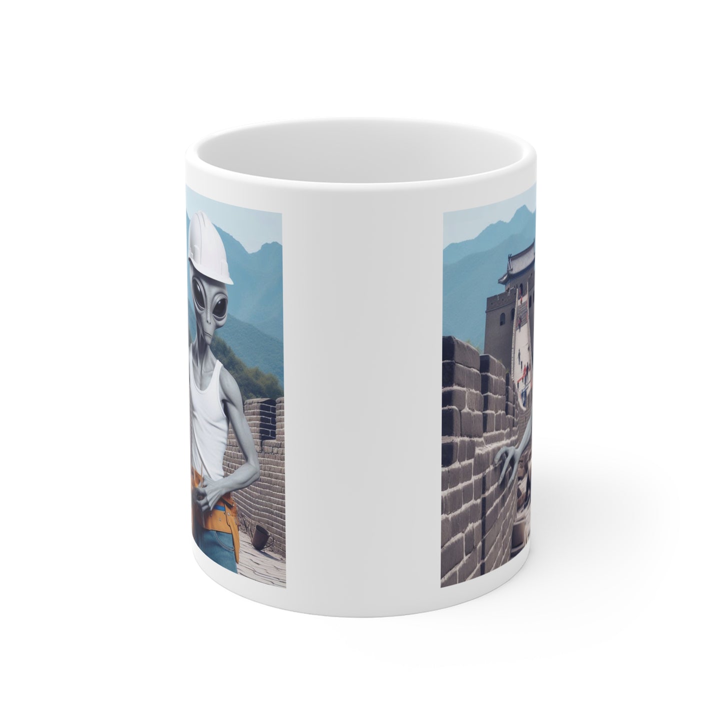 Mug - Did the Aliens Help Build the Great Wall of China 11oz
