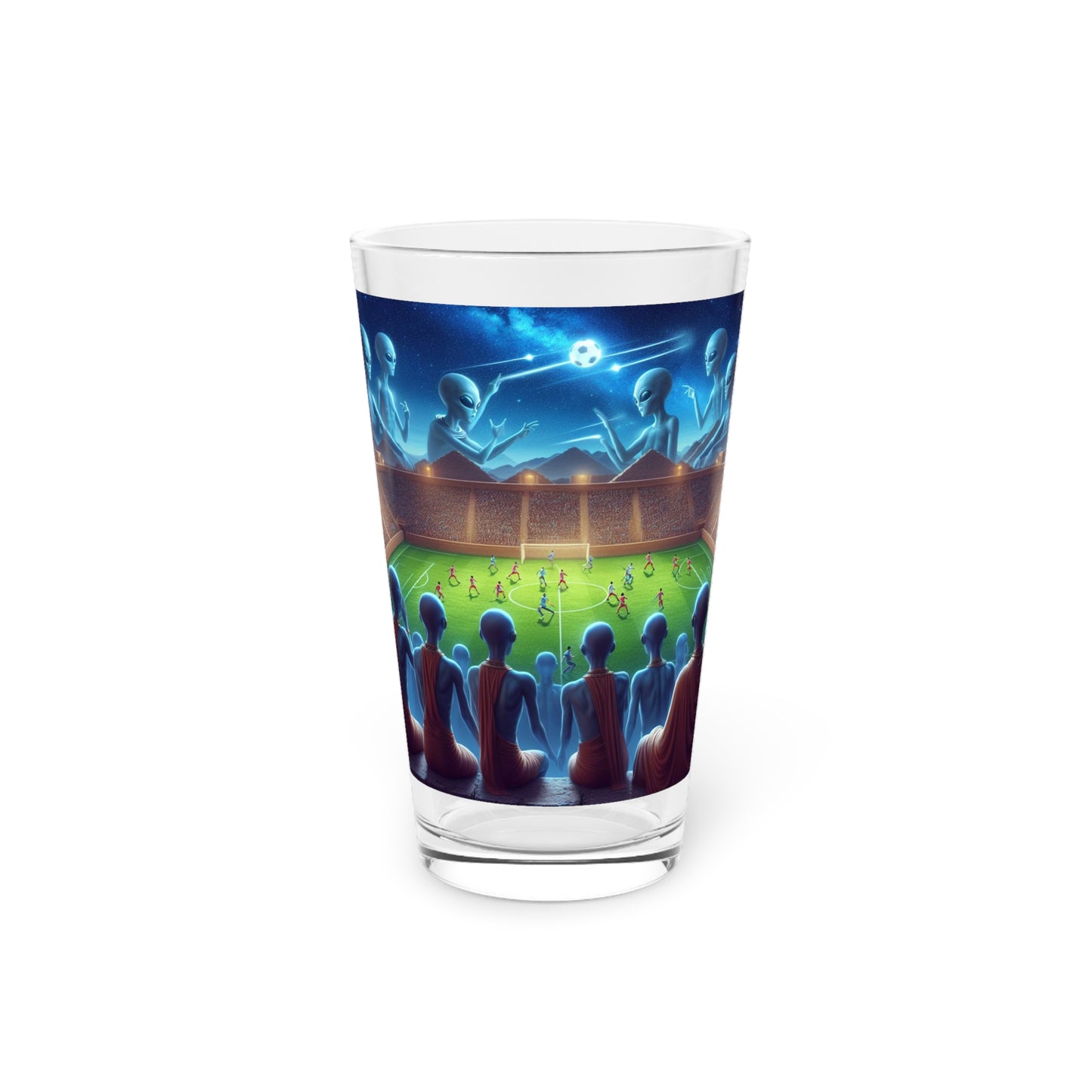 Futbol is Universal! Pint Glass, 16oz