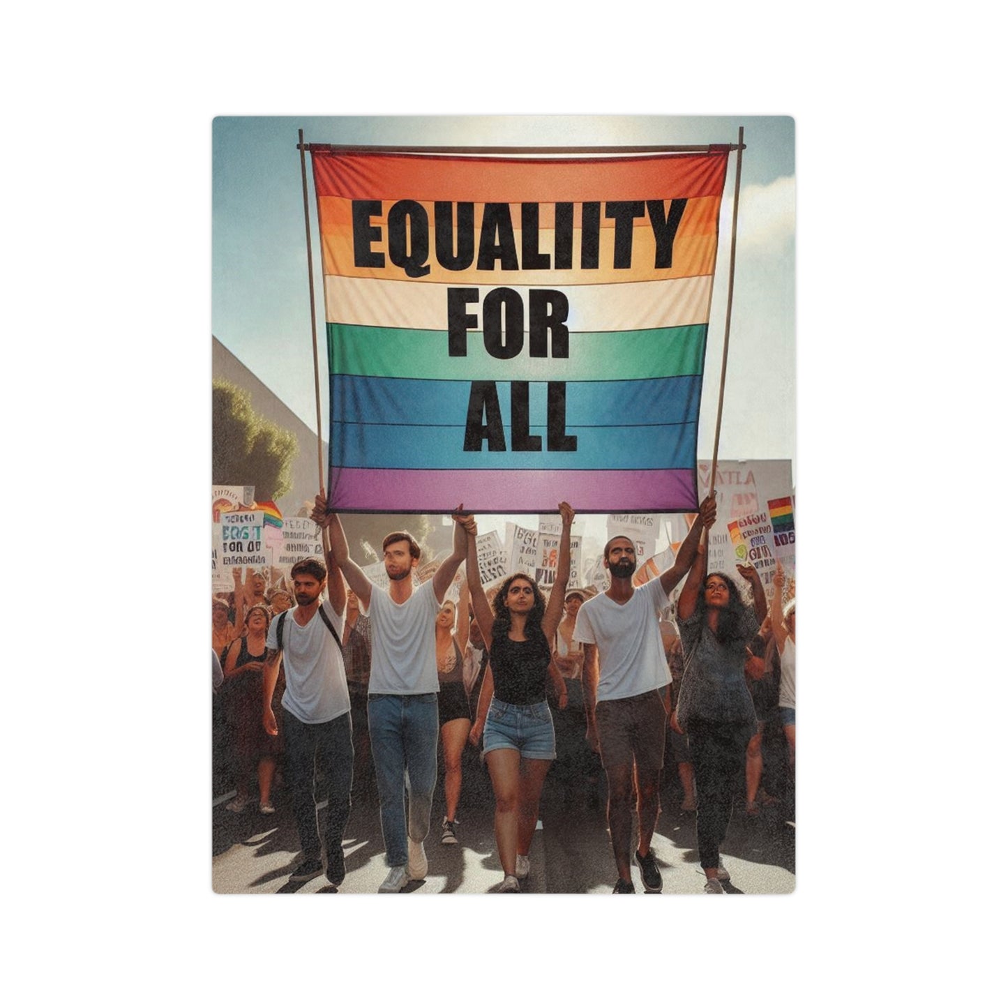 Equality for All Microfiber Blanket