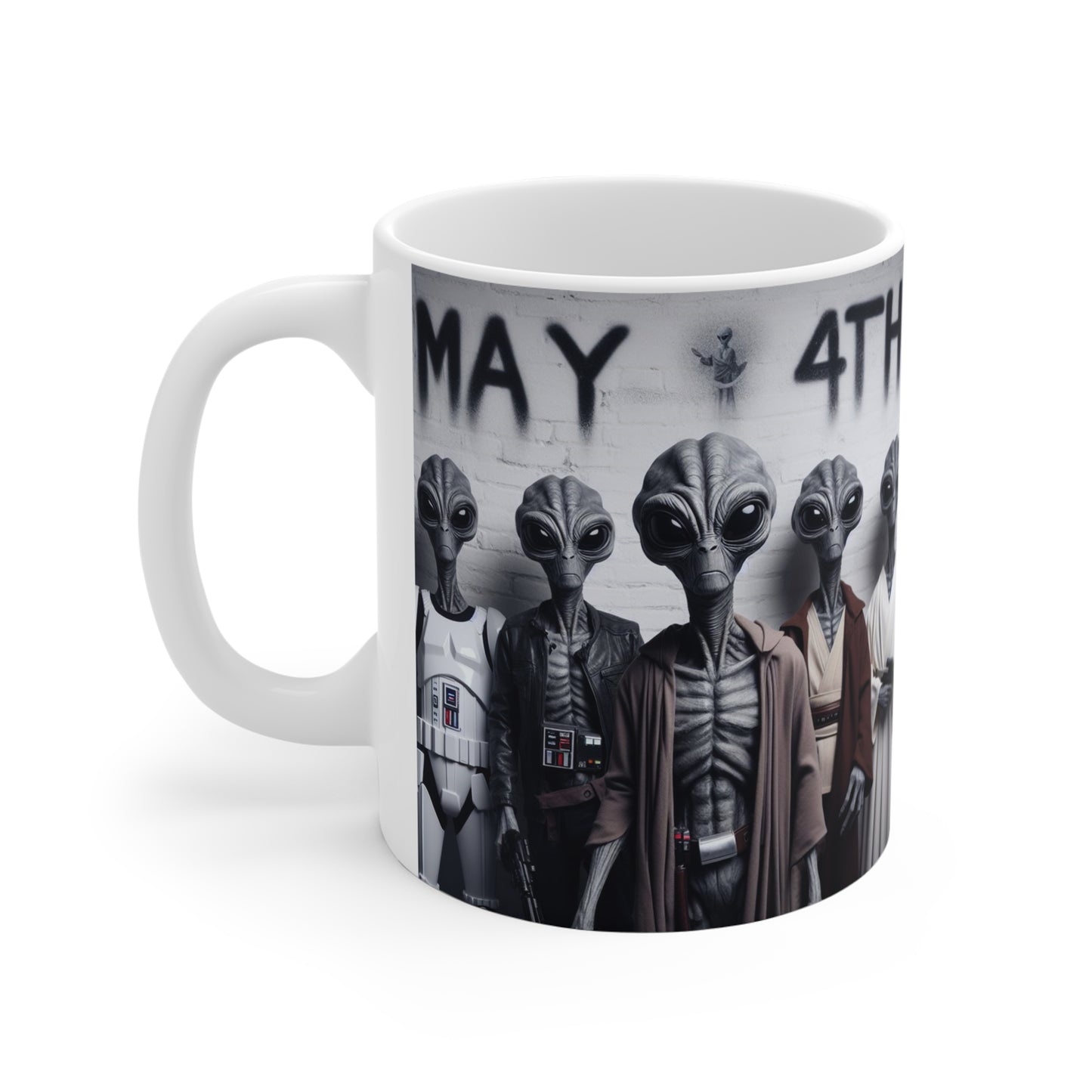 May the Fourth Aliens in Costume Mug
