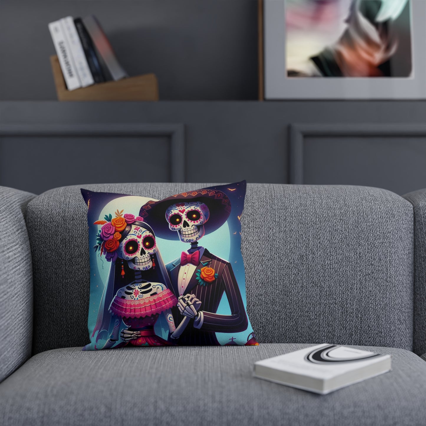 La Catrina Throw Pillow