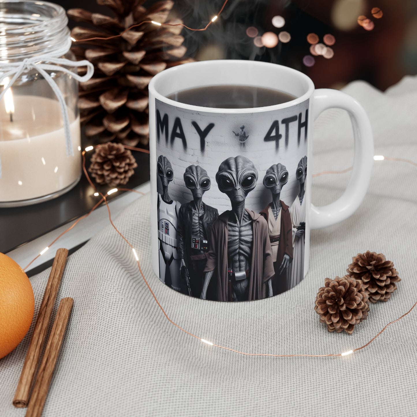 May the Fourth Aliens in Costume Mug