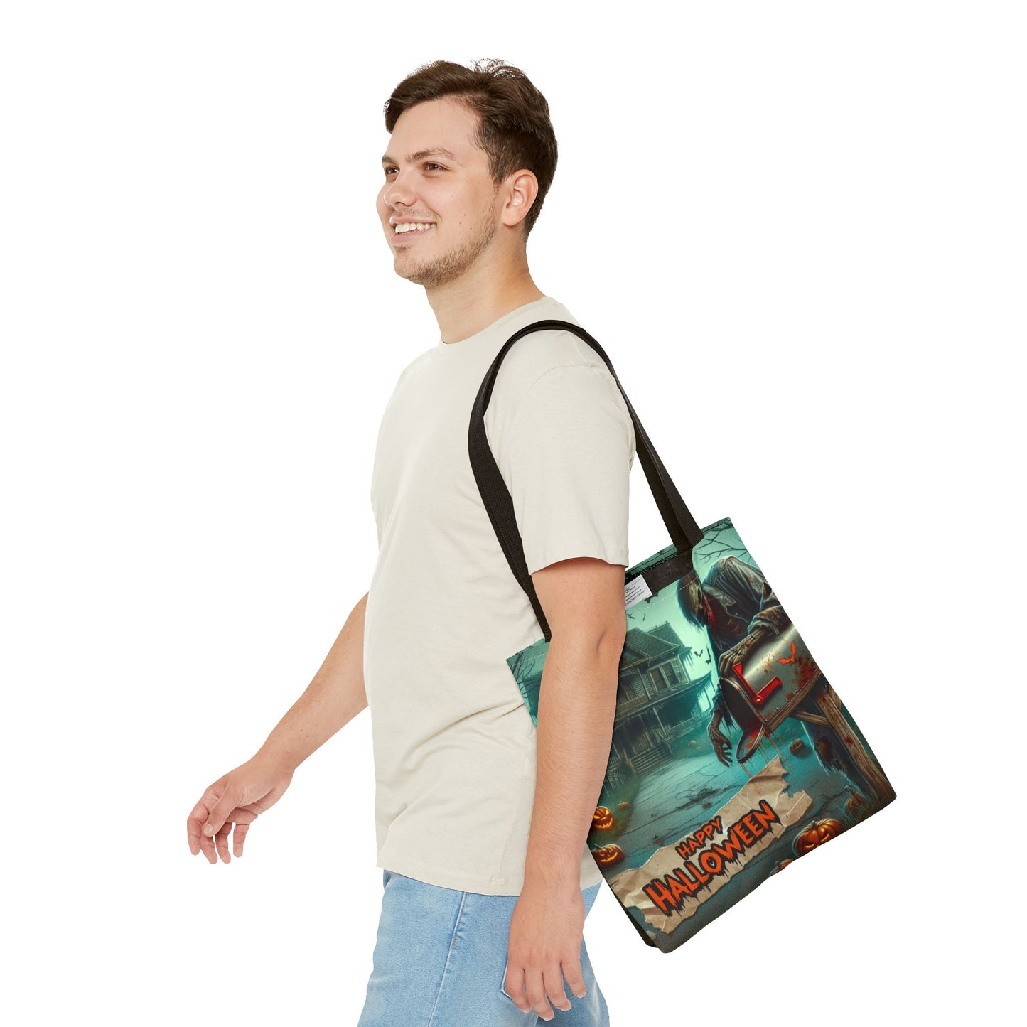 Halloween Zombie Tote Bag