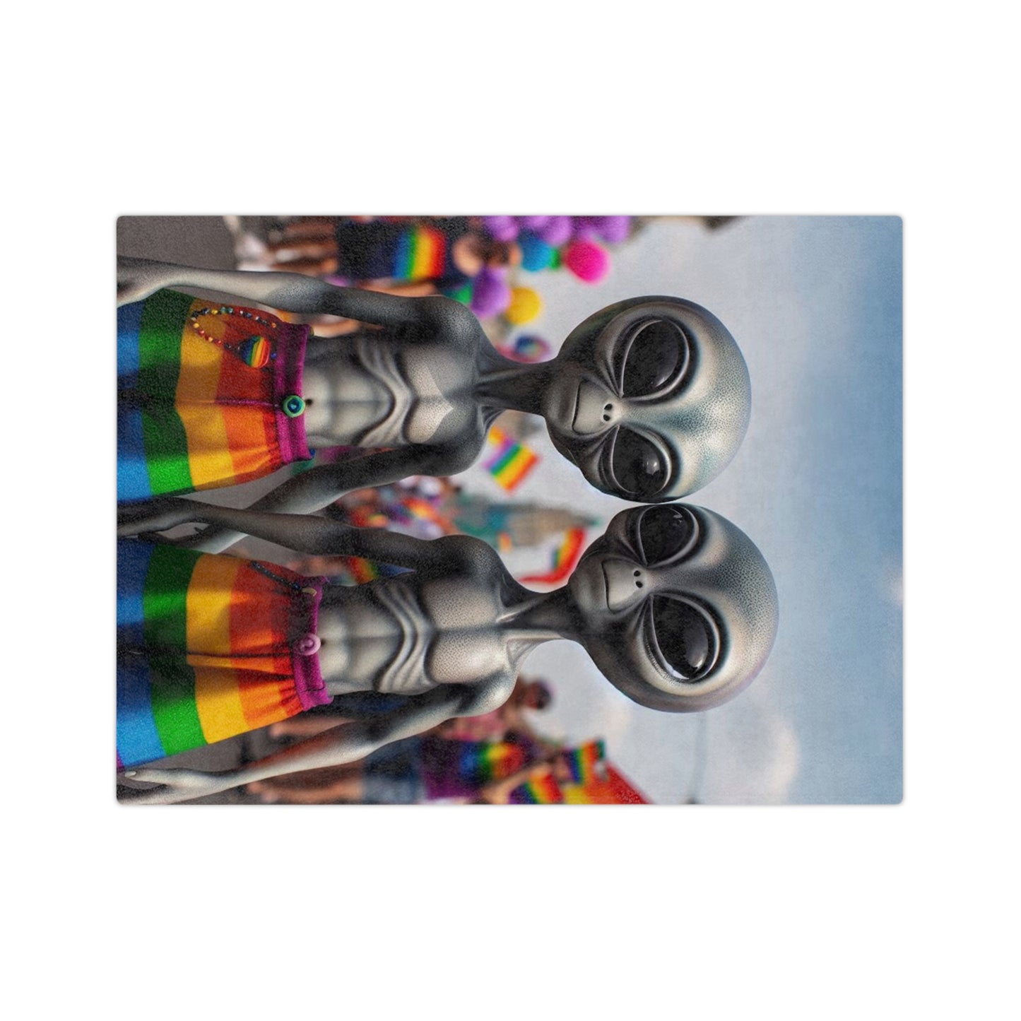 PRIDE Aliens Microfiber Blanket