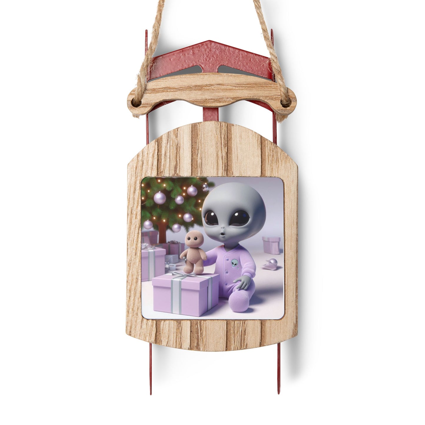 Alien Baby's First Christmas Ornament