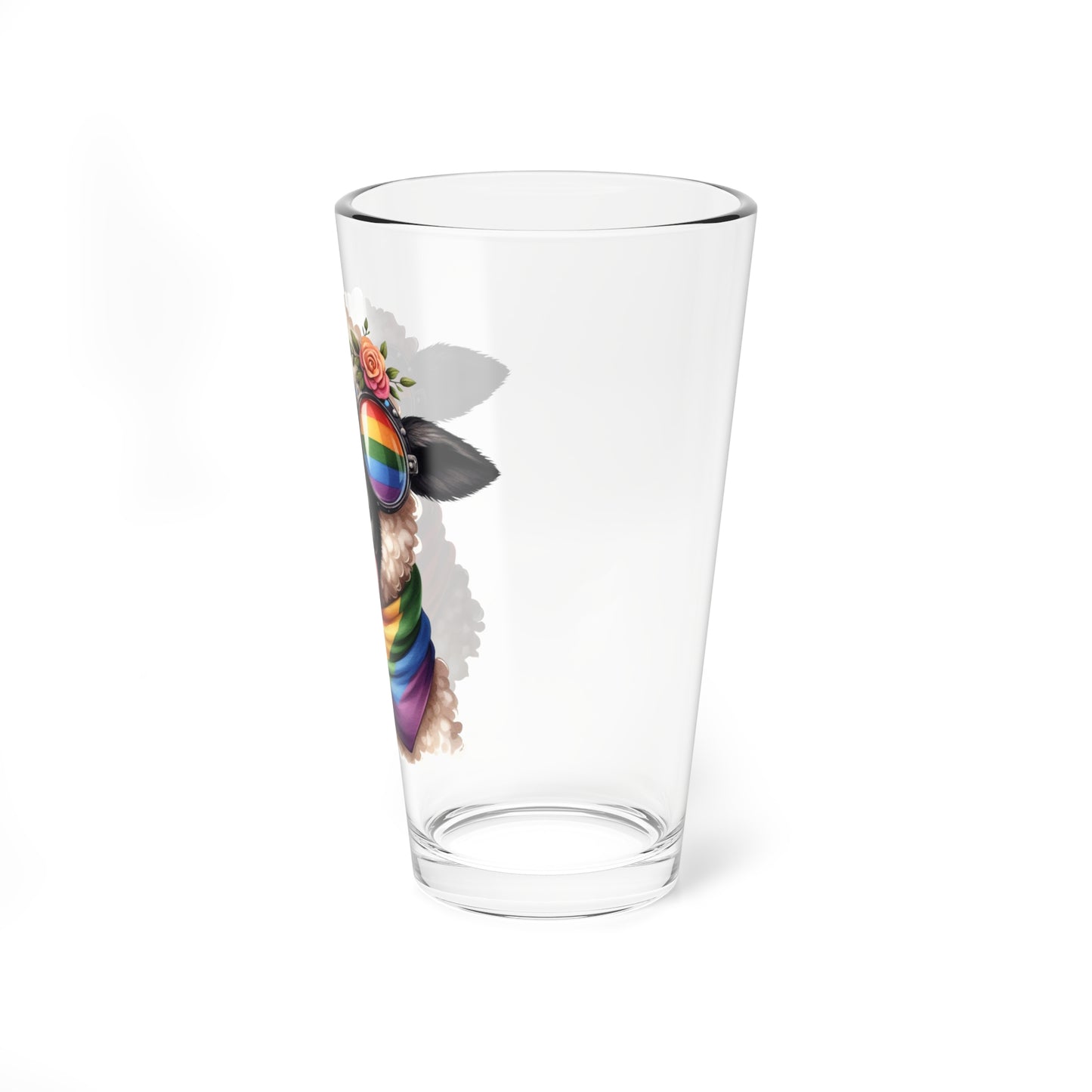 Black Nose Sheep Pride Glass