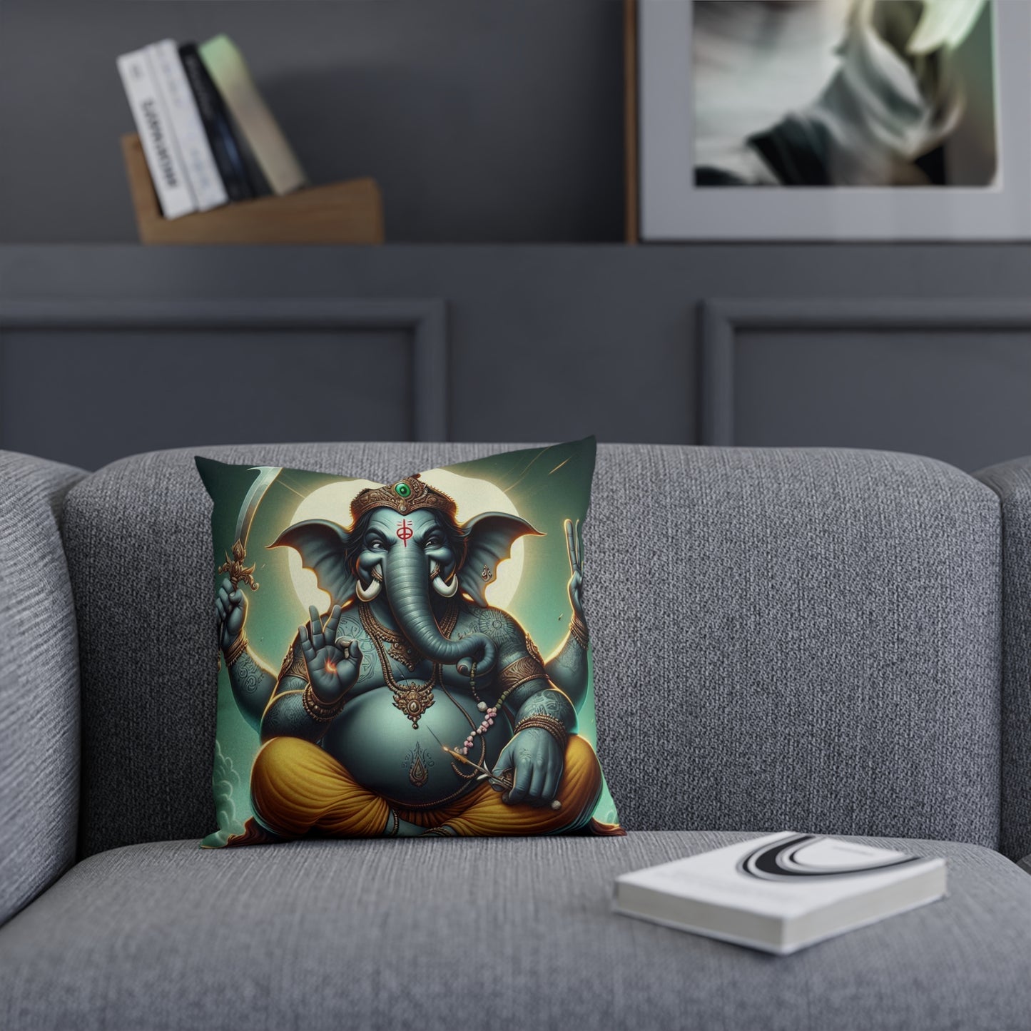 Hindu God Ganesh Pillow