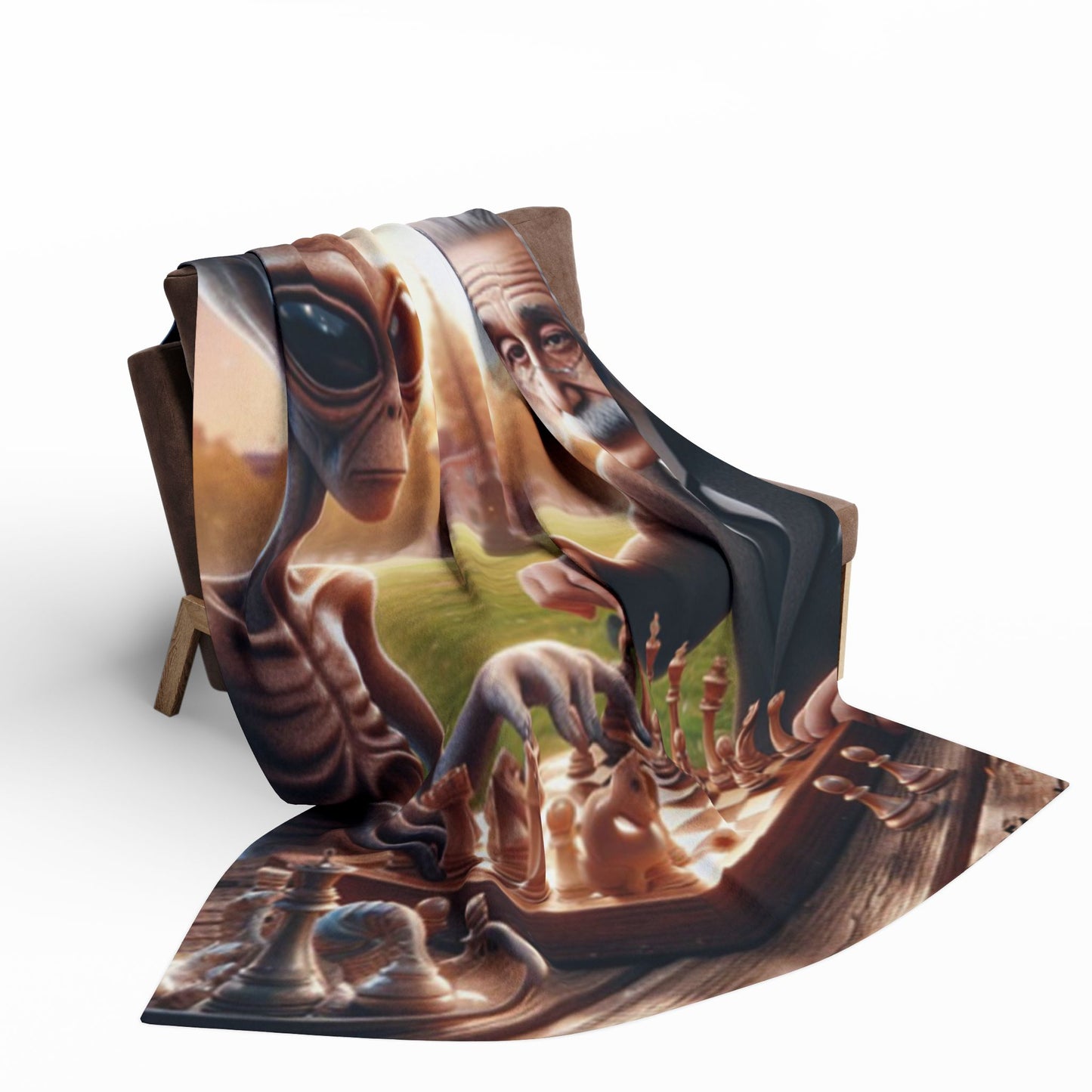 Chess Anyone? Fleece Blanket