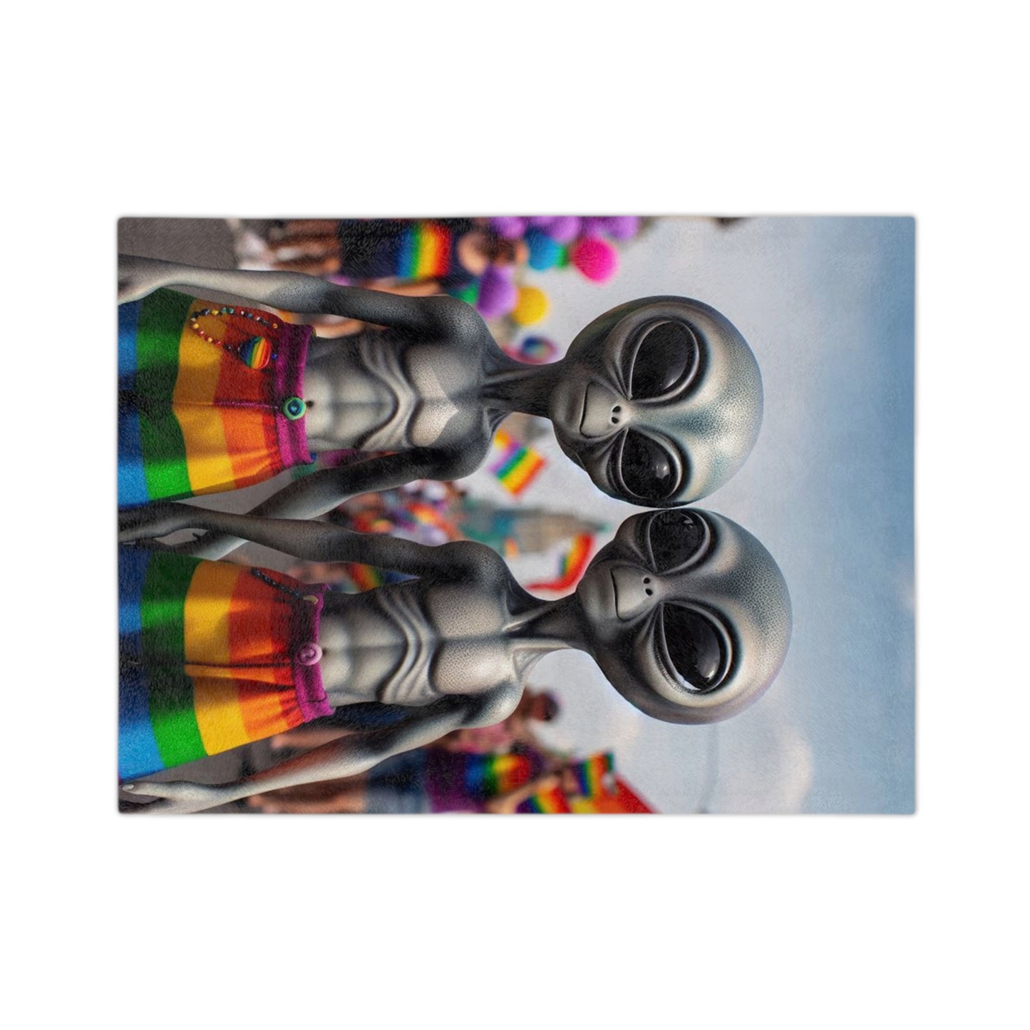 PRIDE Aliens Microfiber Blanket