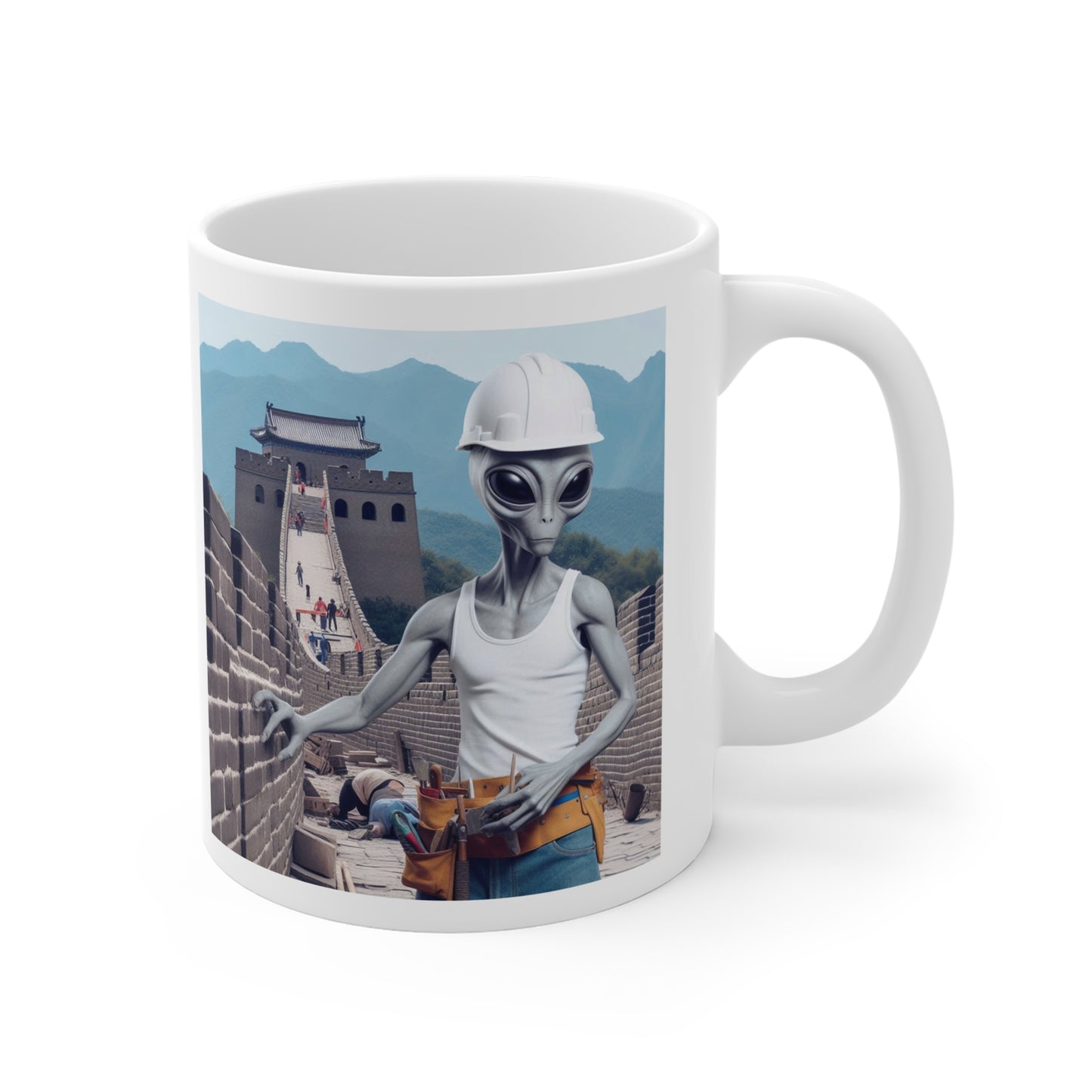 Mug - Did the Aliens Help Build the Great Wall of China 11oz