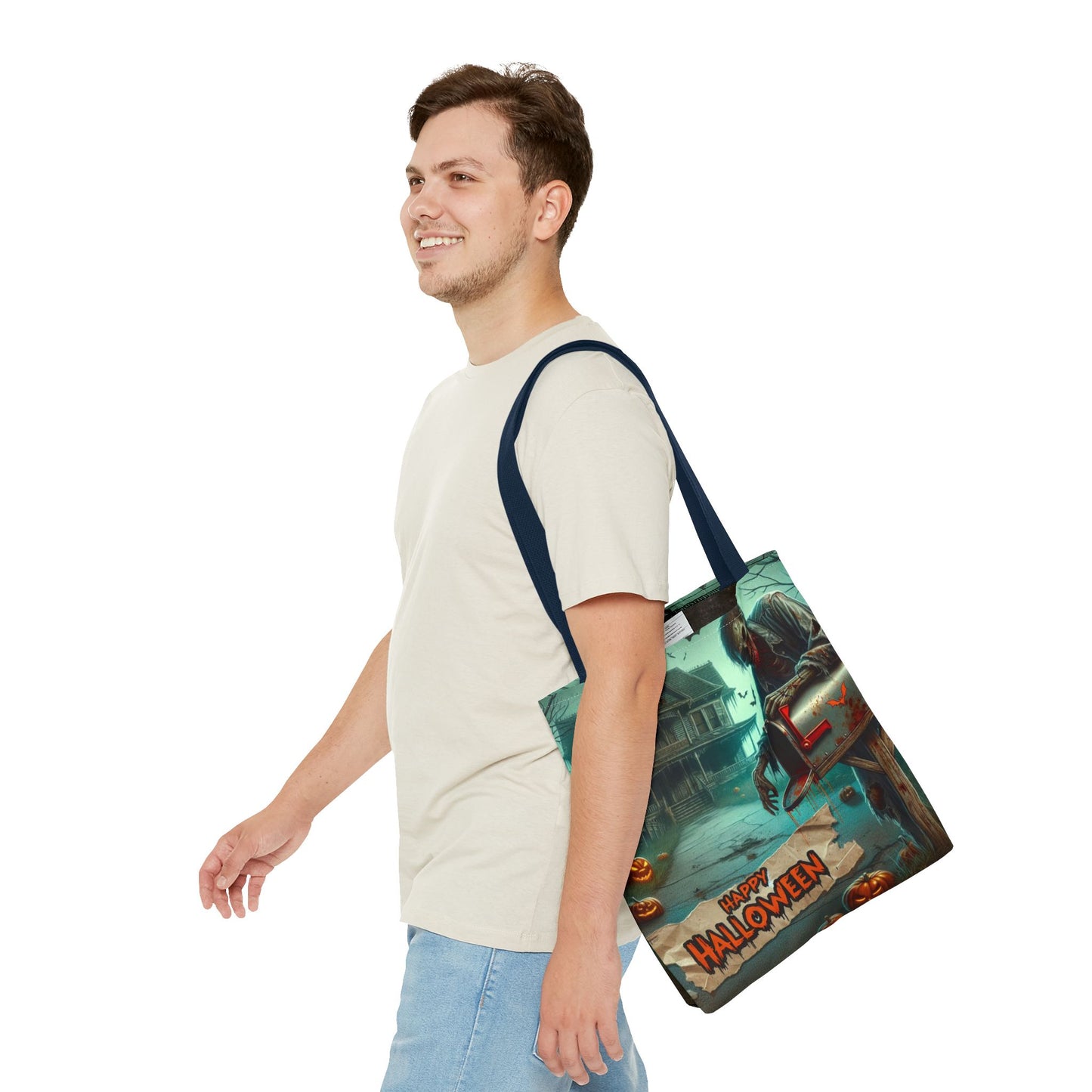 Halloween Zombie Tote Bag