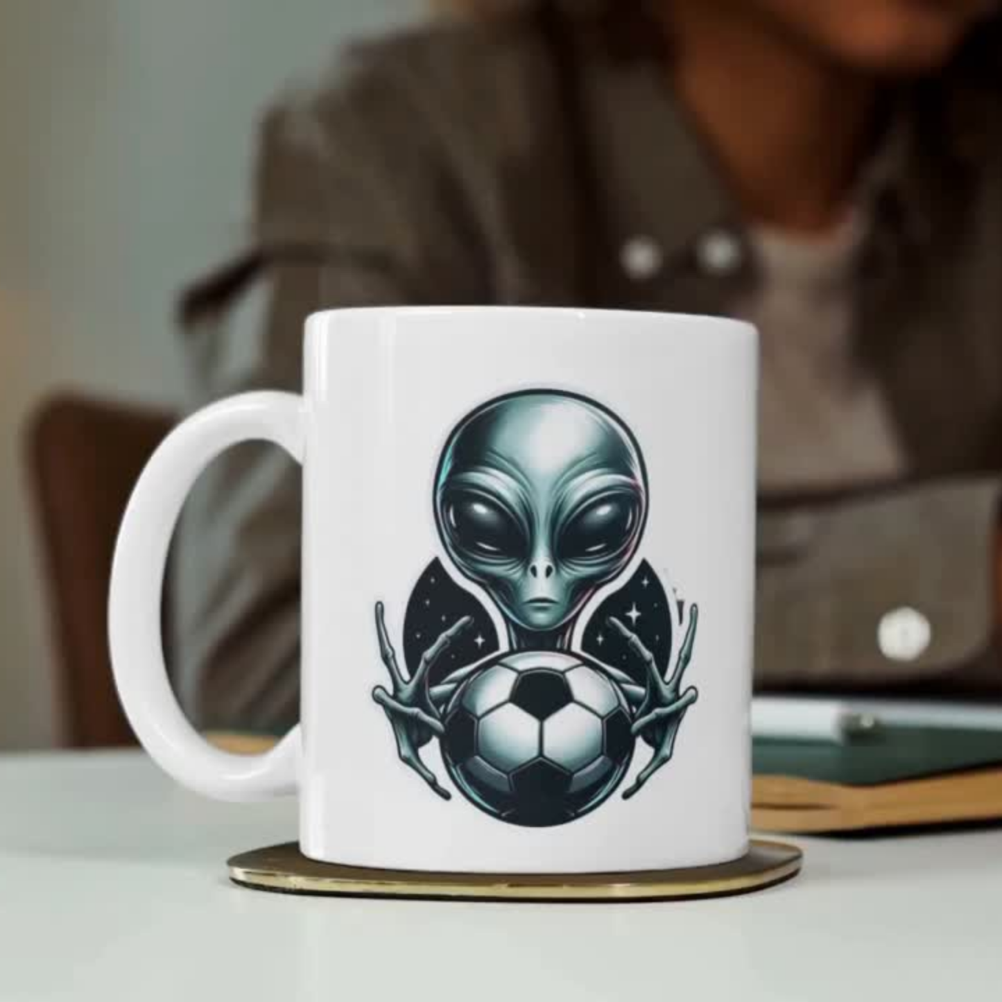 Alien Soccer Coach Mug