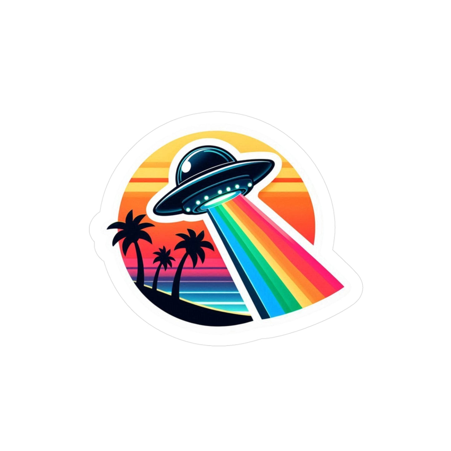 Aliens In Paradise Logo Vinyl Decals