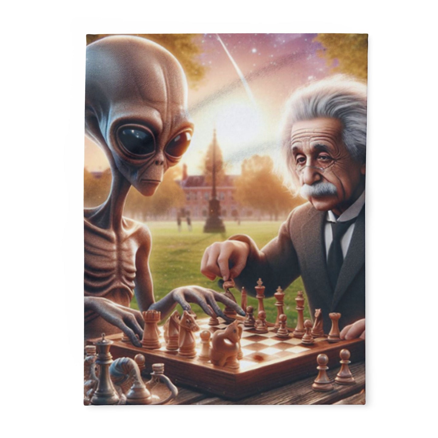 Chess Anyone? Fleece Blanket