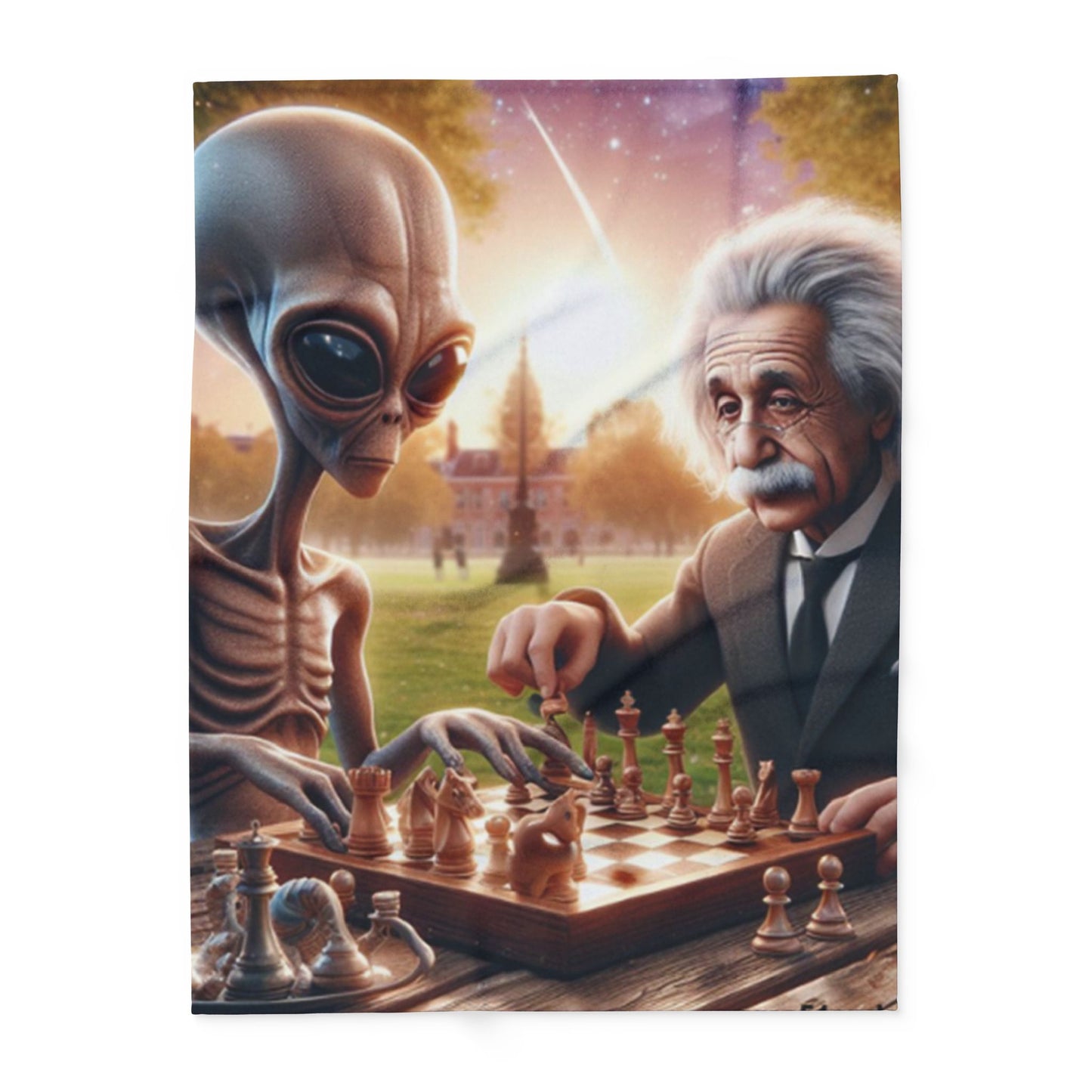 Chess Anyone? Fleece Blanket