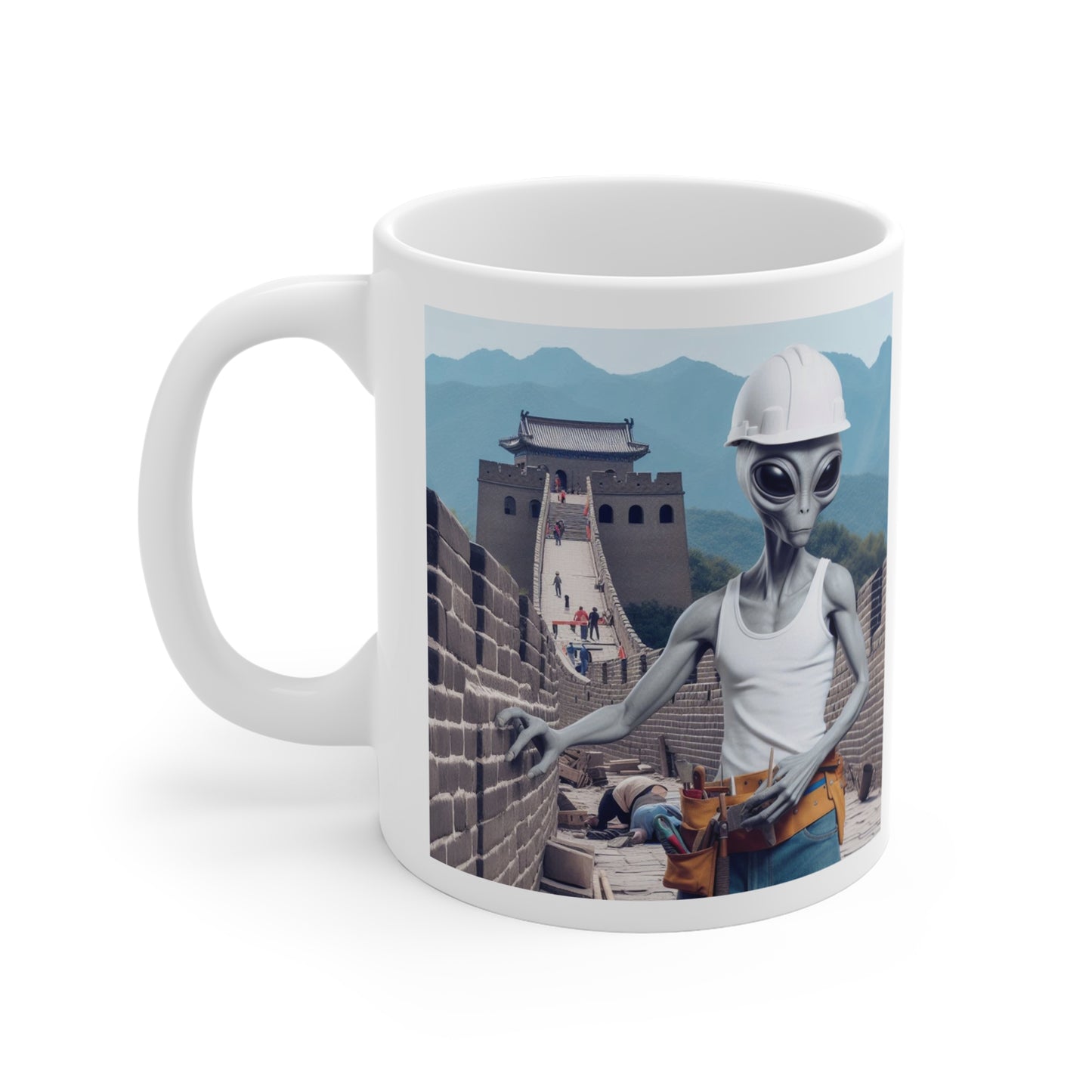 Mug - Did the Aliens Help Build the Great Wall of China 11oz