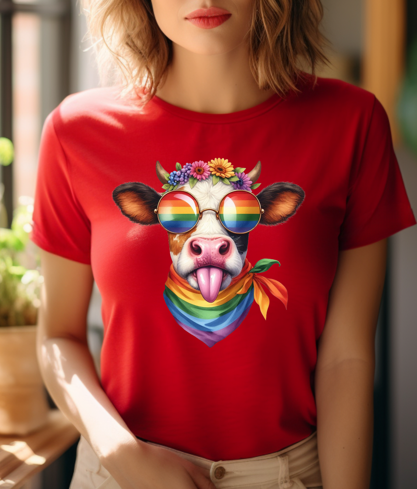 Pride Animals T-Shirt-Cow