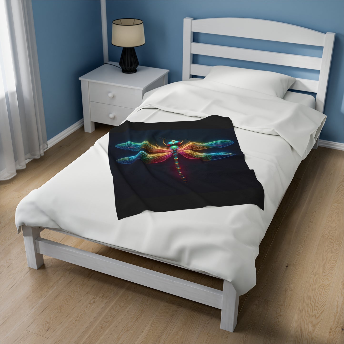 Dragonfly Velveteen Plush Blanket
