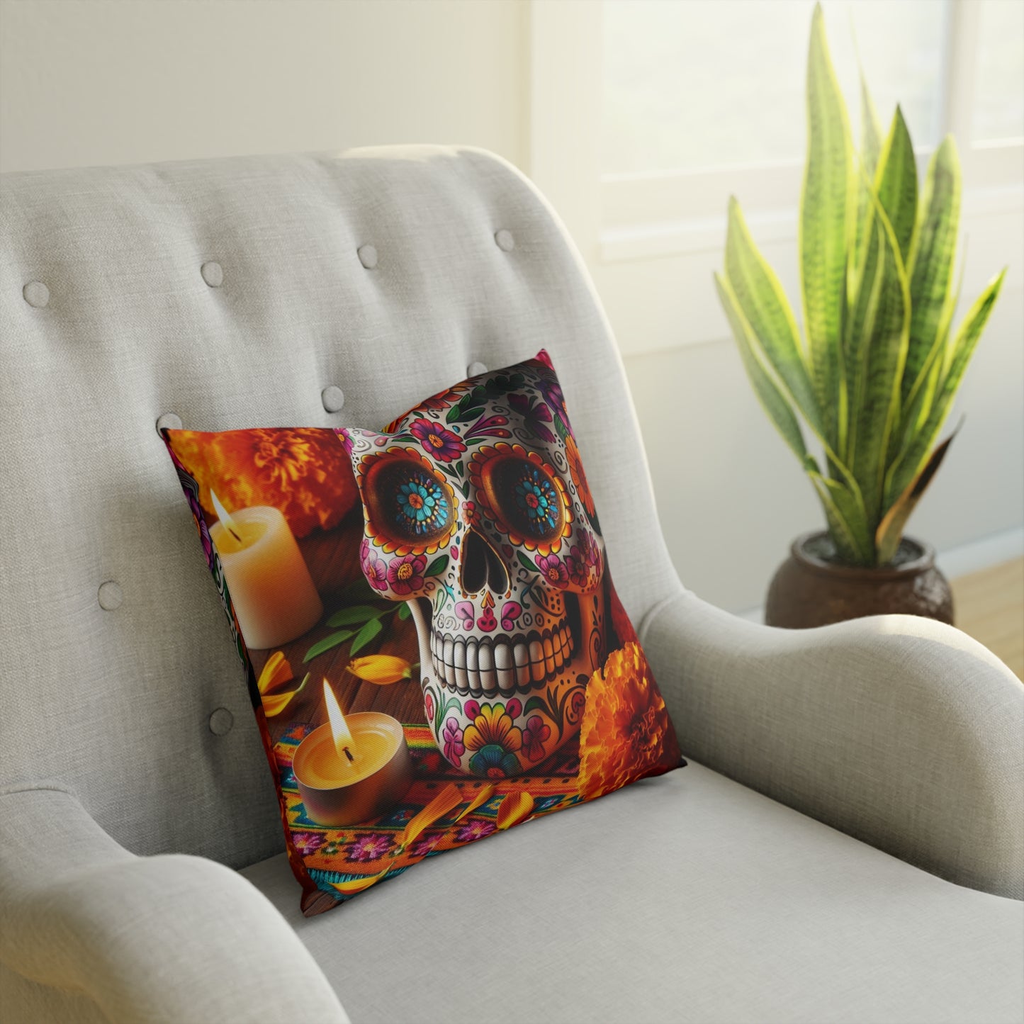 Sugar Skull Pillow