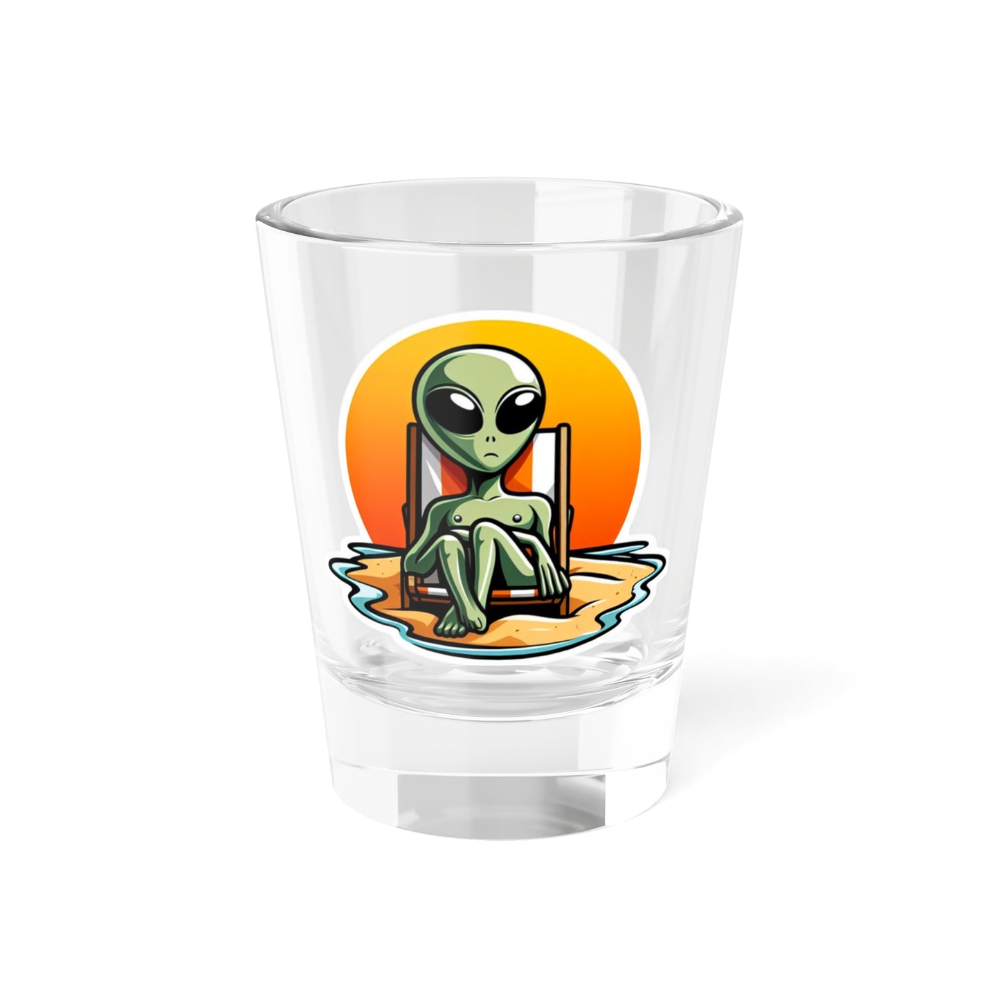 Lovely, Lonely Alien Shot Glass