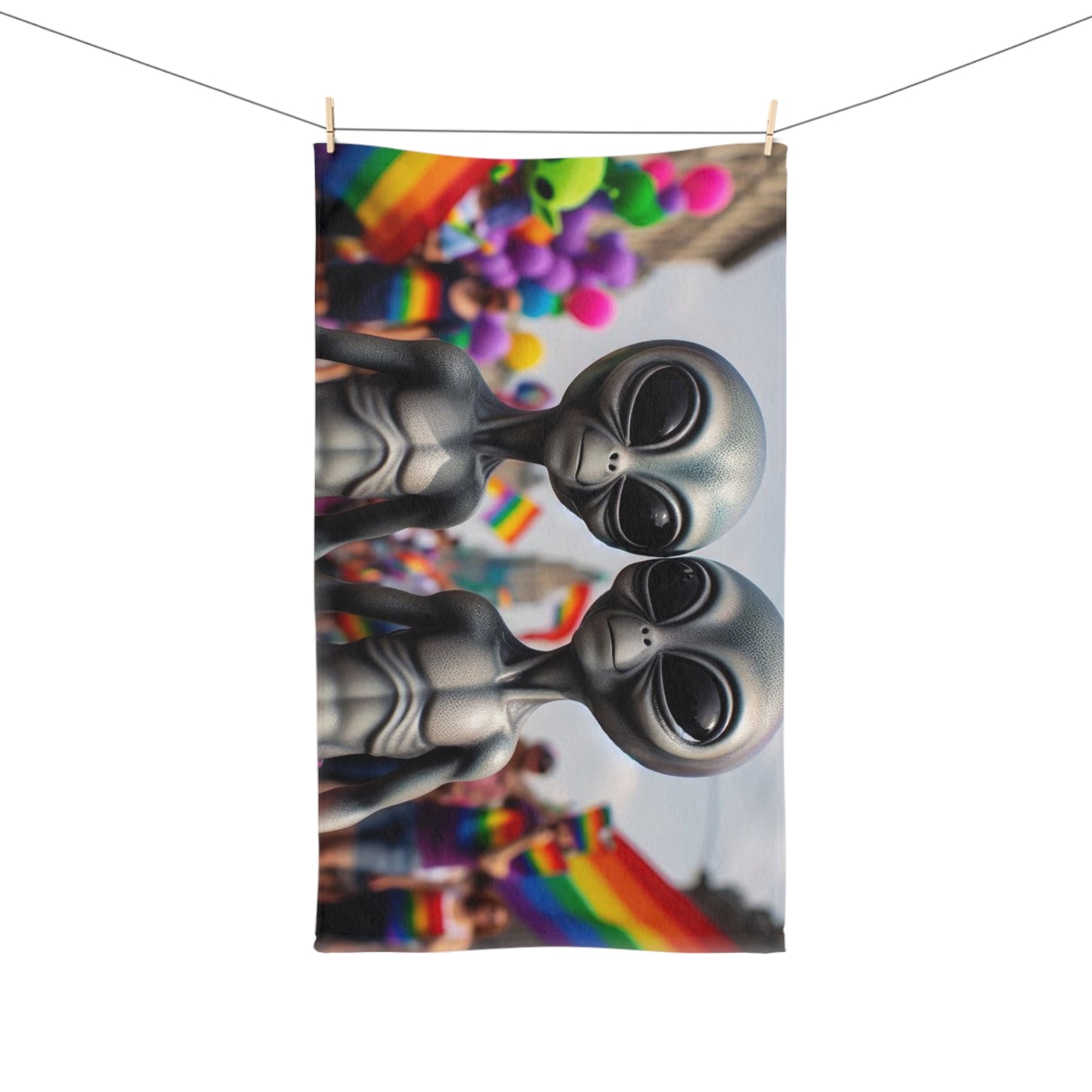 Pride Aliens 2024 Limited Edition Hand Towel