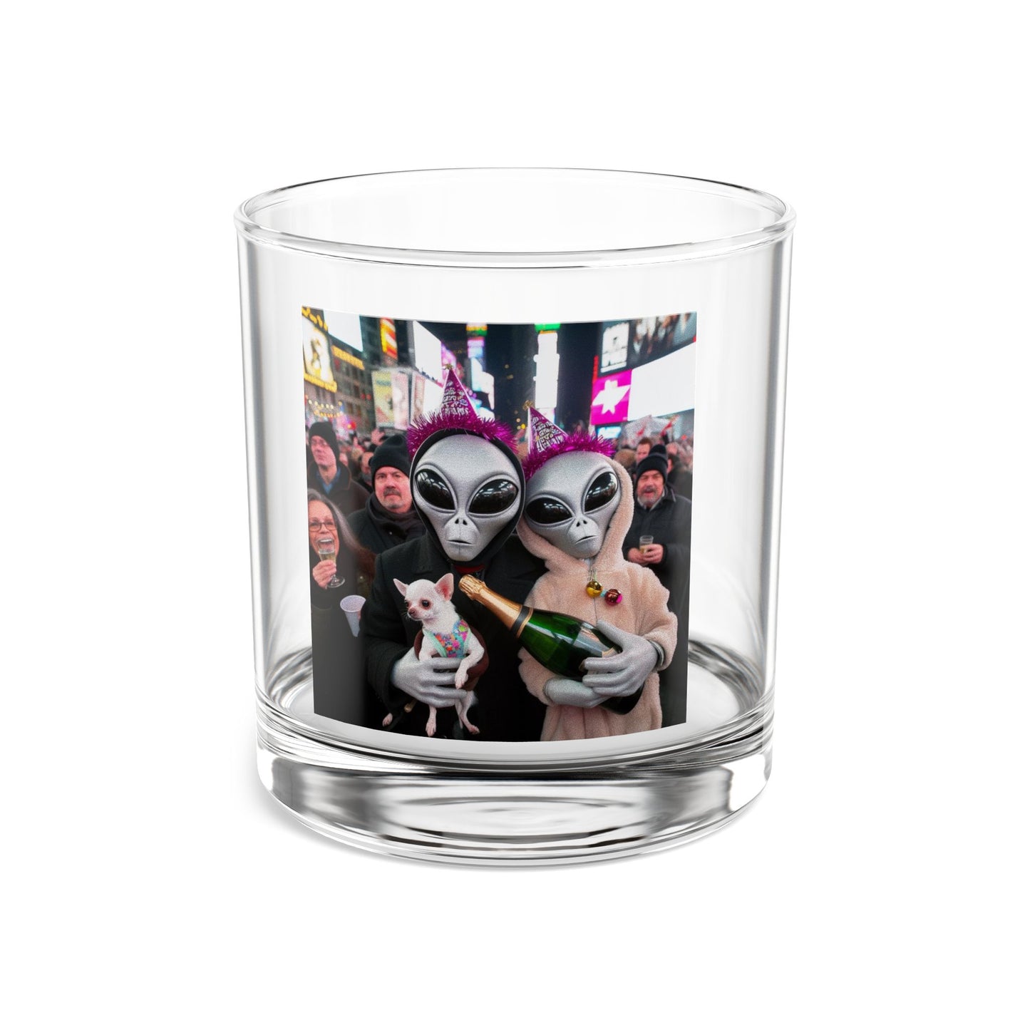 New Year's Eve Rocks Glass