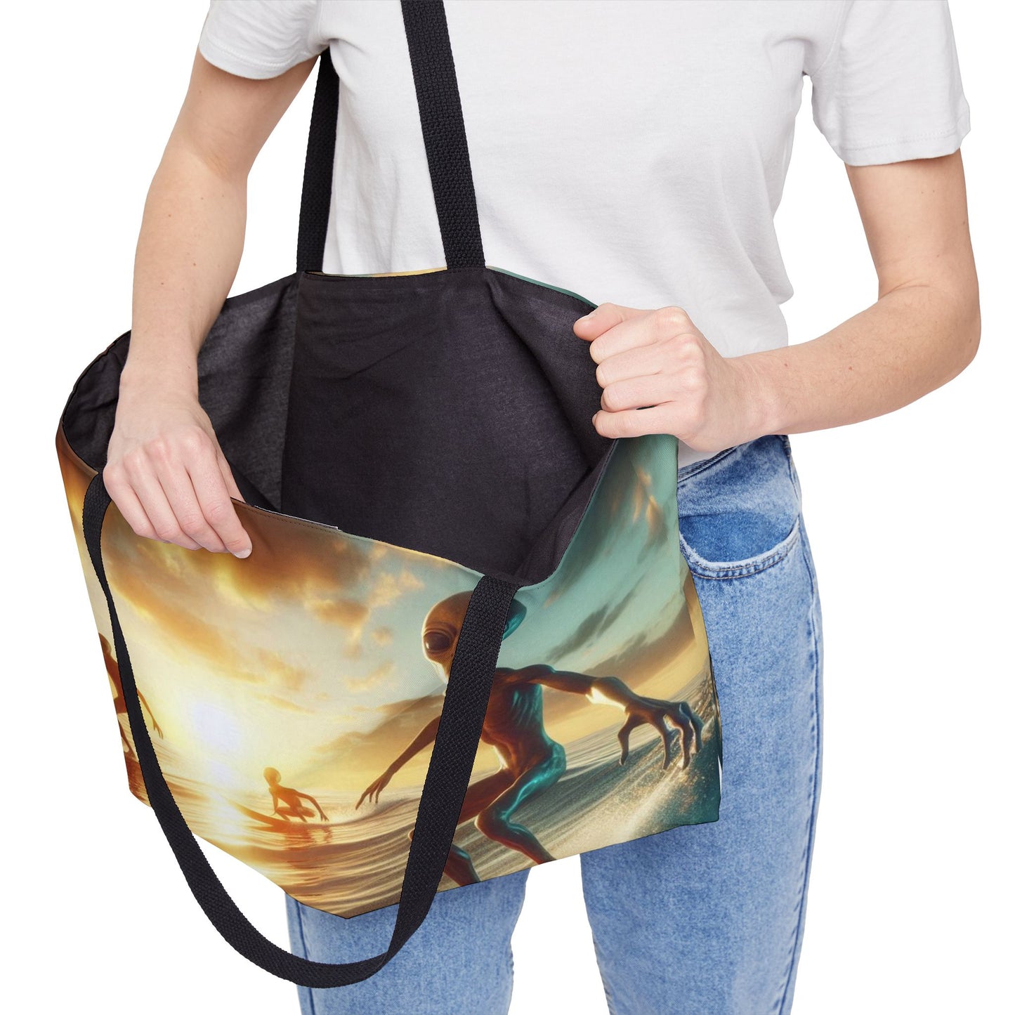 Sunset Surfer's Weekender Tote