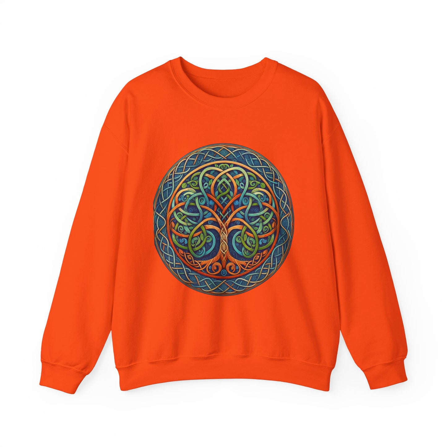 Crewneck Sweatshirt - Celtic Tree of Life Design