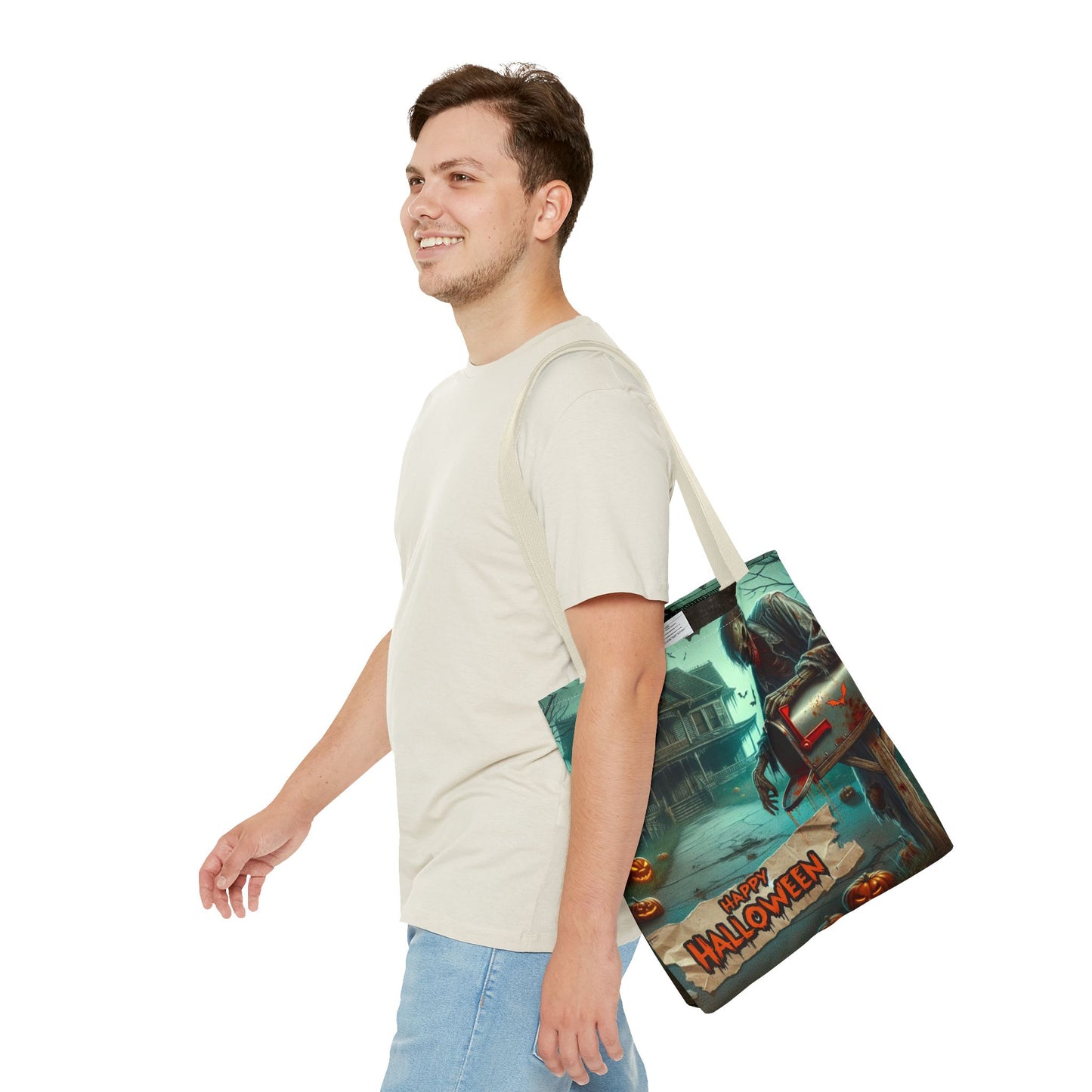 Halloween Zombie Tote Bag