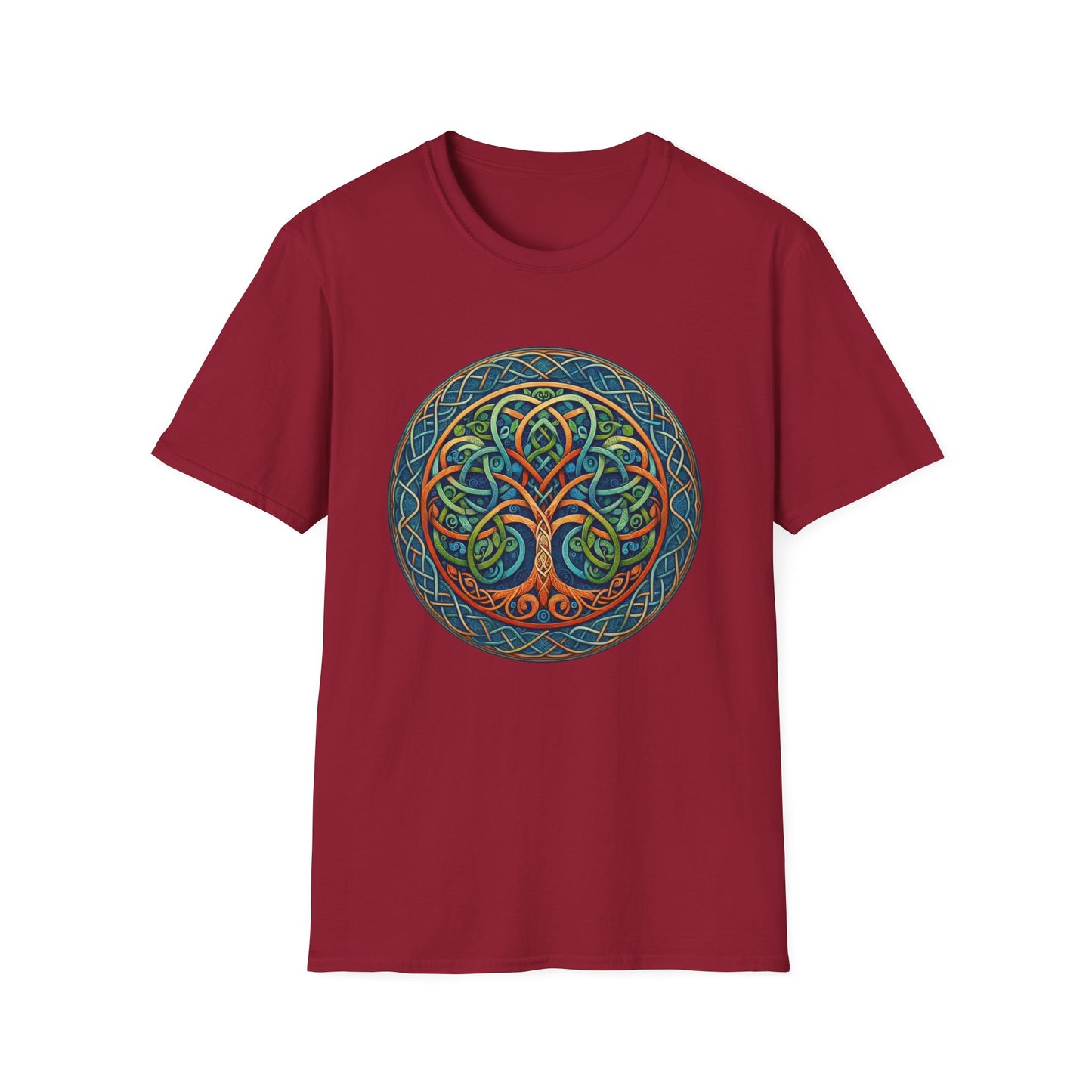 Celtic Design Tree of Life Unisex Soft style T-Shirt