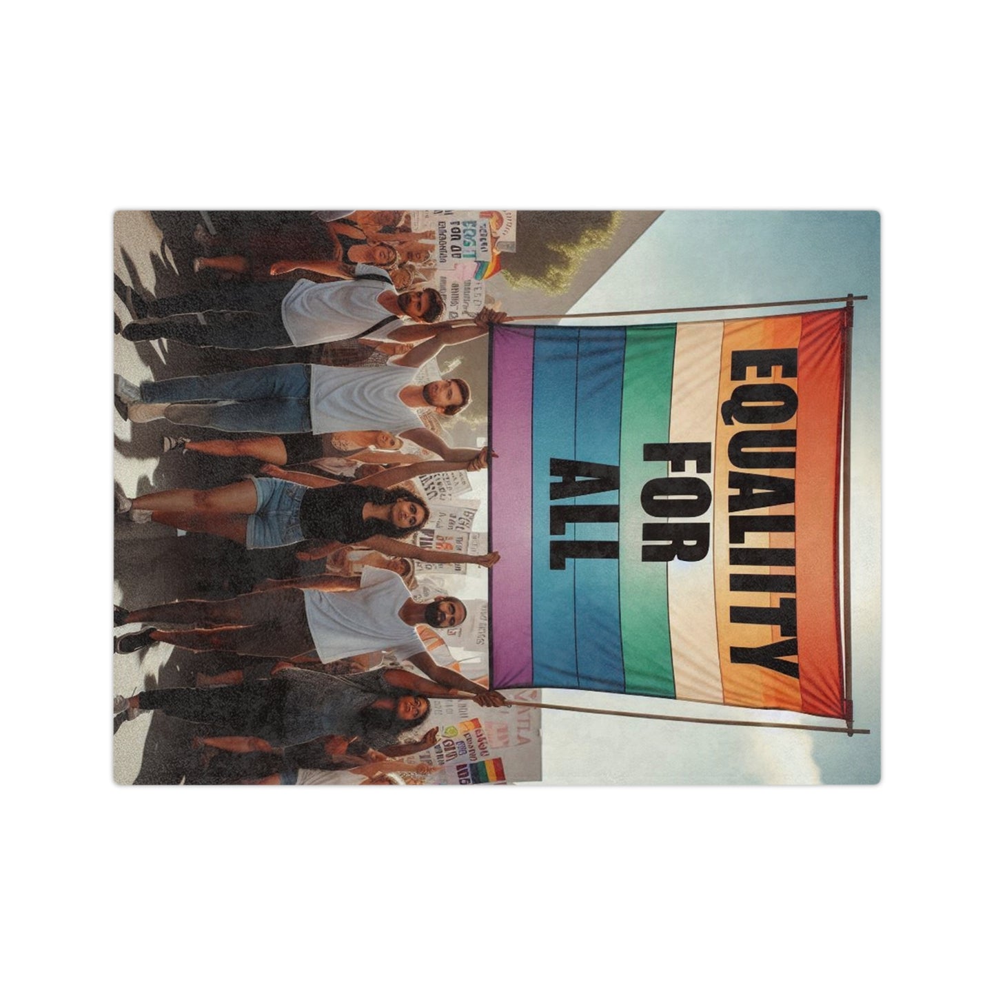 Equality for All Microfiber Blanket