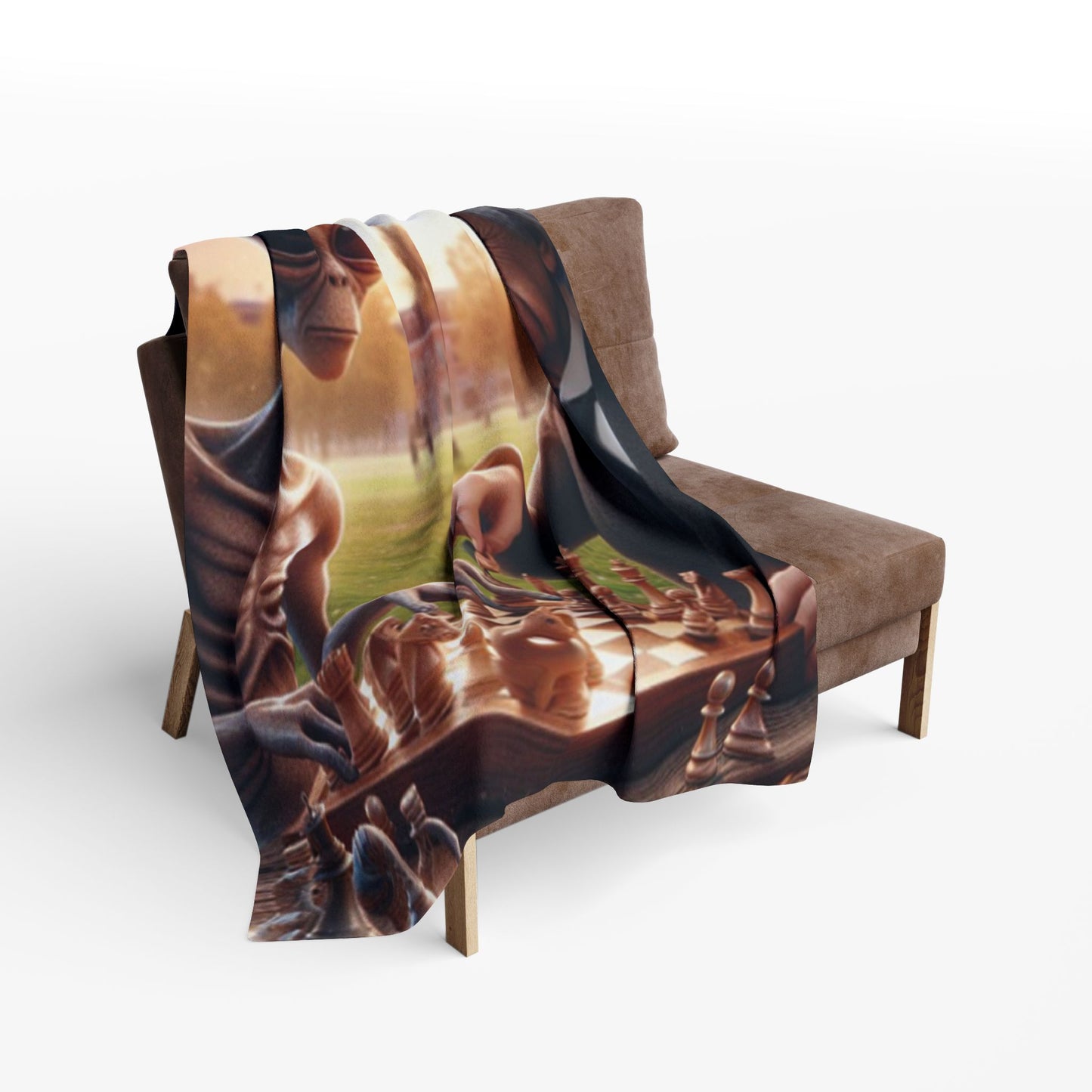 Chess Anyone? Fleece Blanket