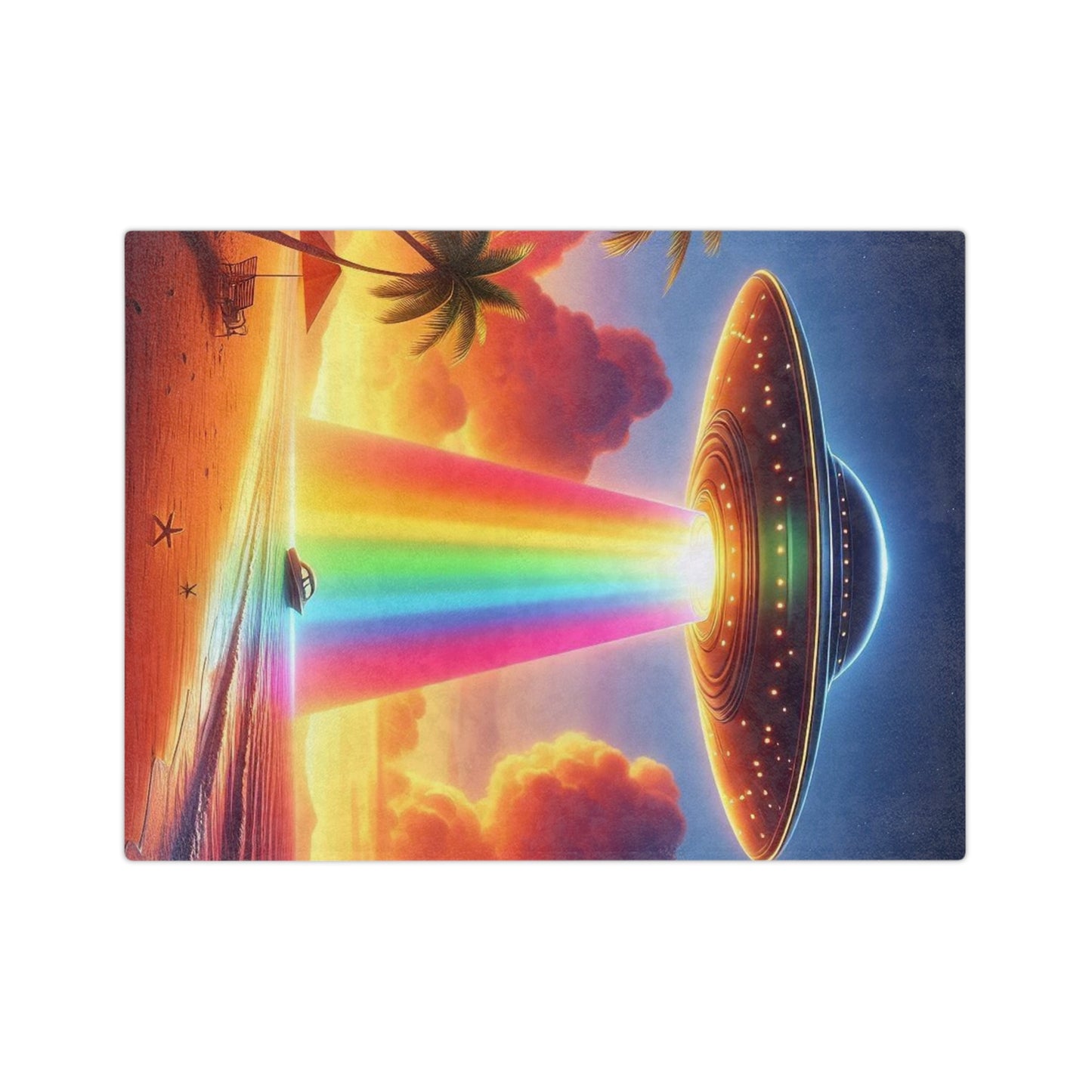Aliens in Paradise Microfiber Blanket