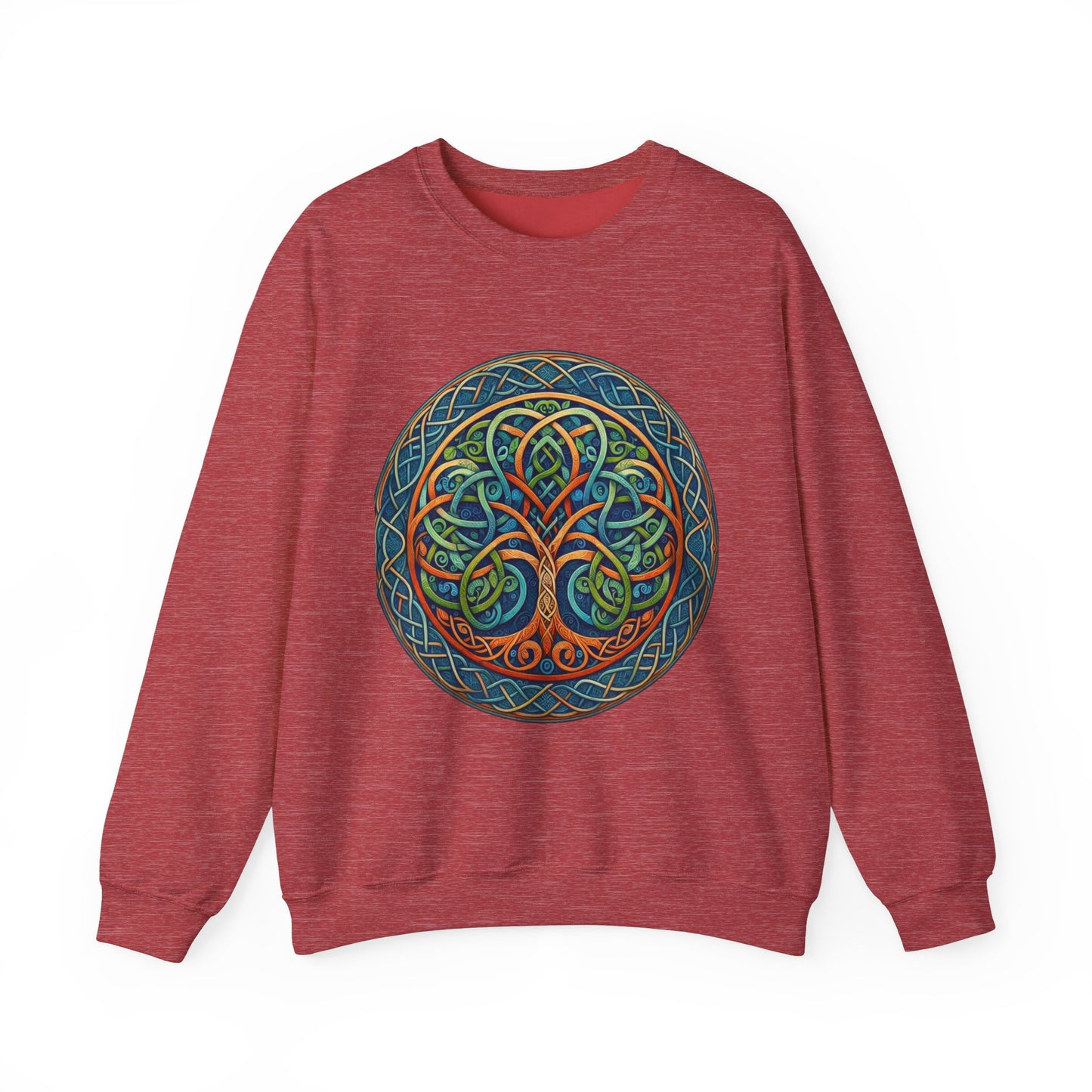 Crewneck Sweatshirt - Celtic Tree of Life Design