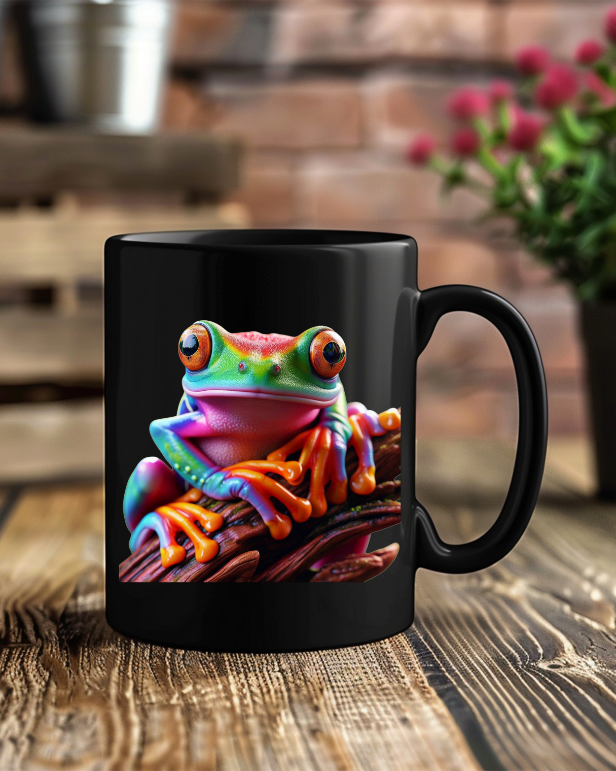 Coffee Mug Featuring Red-Eyed Tree Frog