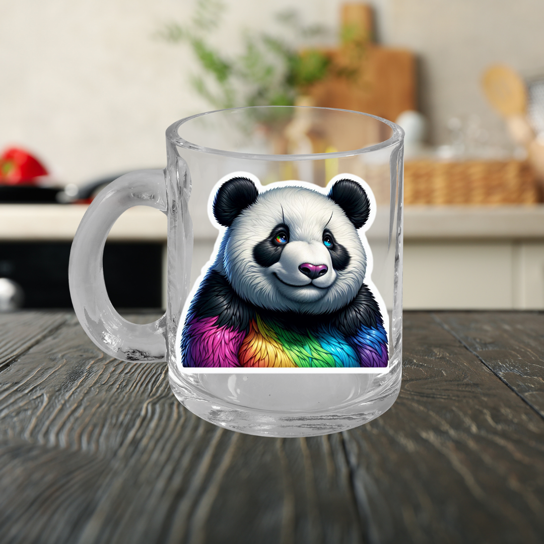 Rainbow Silly Panda Mug