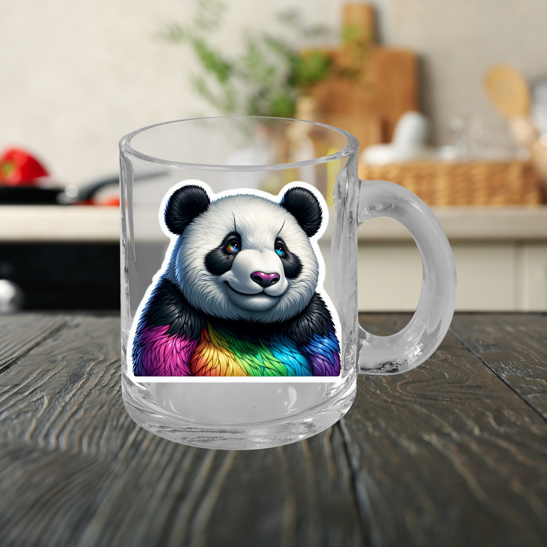 Rainbow Silly Panda Mug