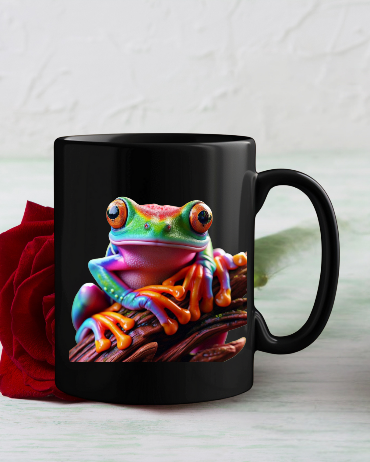 Coffee Mug Featuring Red-Eyed Tree Frog