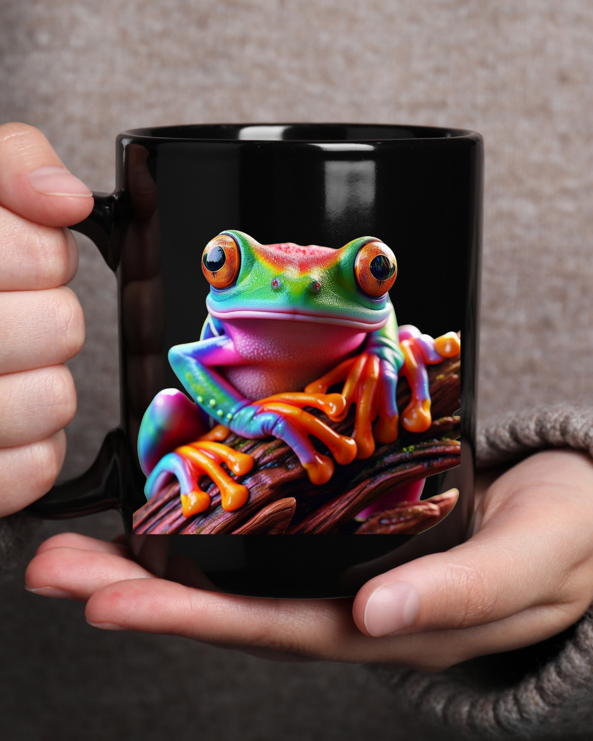 Coffee Mug Featuring Red-Eyed Tree Frog