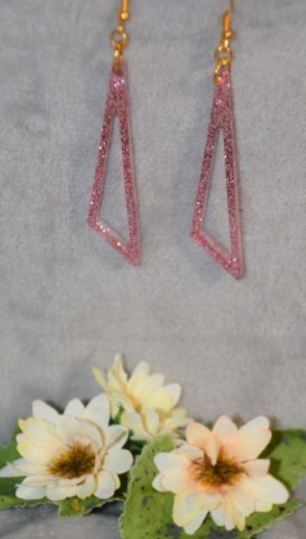 Pink Arrows Earrings