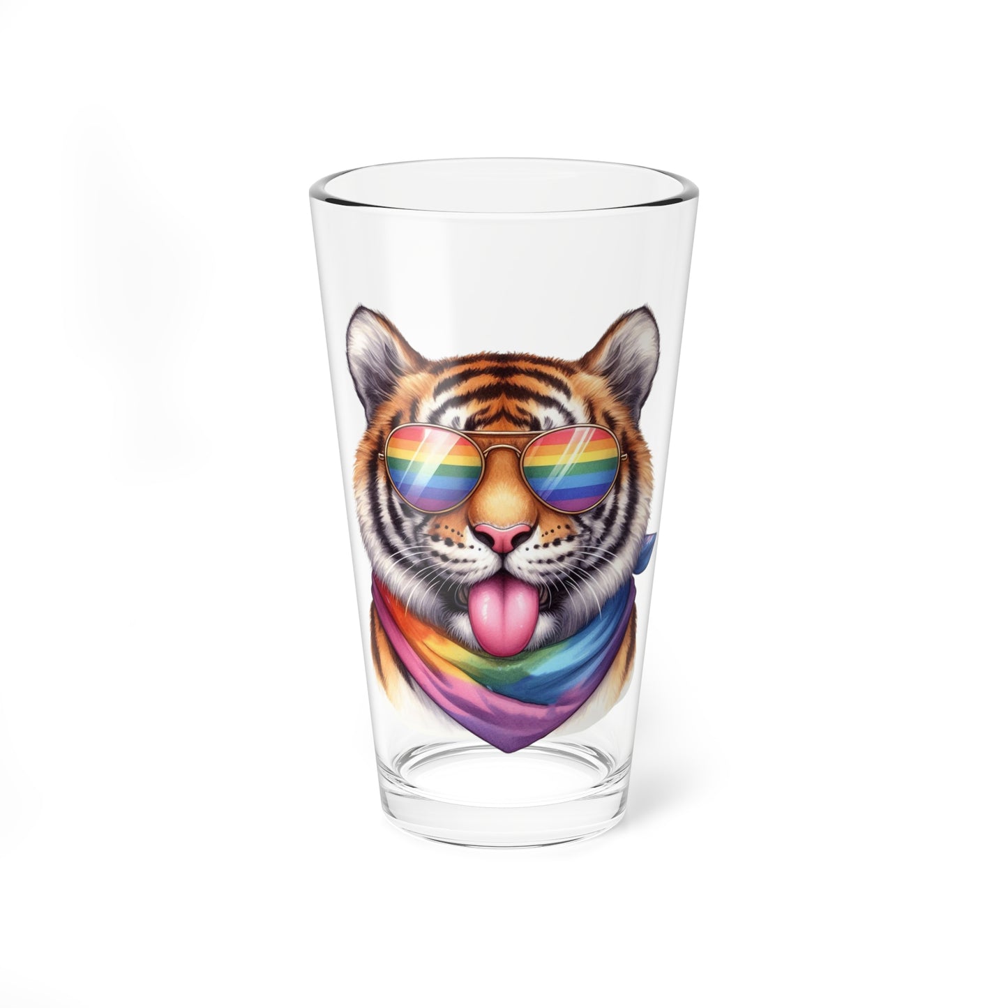 Pride Pint Glass-Tiger