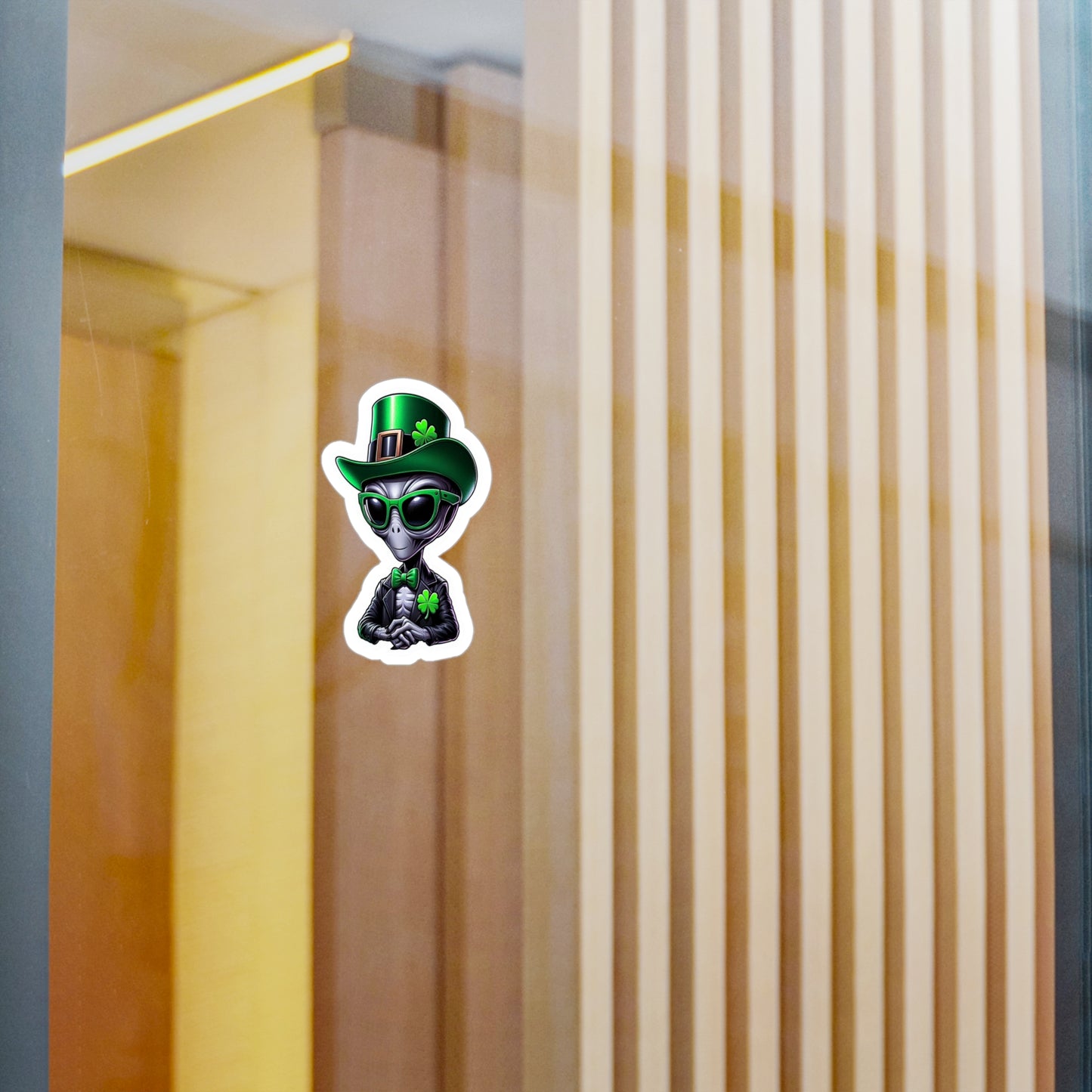 Irish Ganster Alien Vinyl Decals