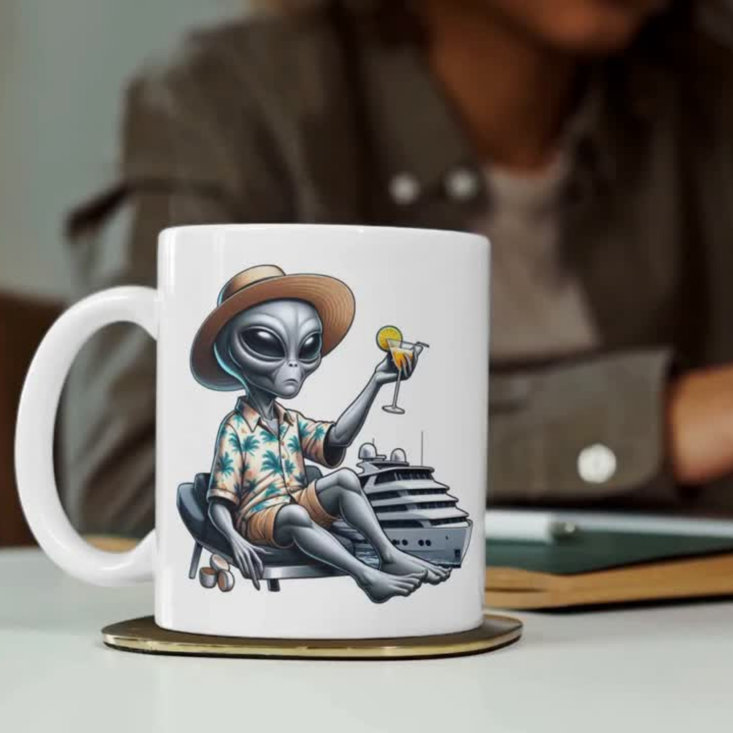 Bob the Alien is a Cartoon, Man! Mug